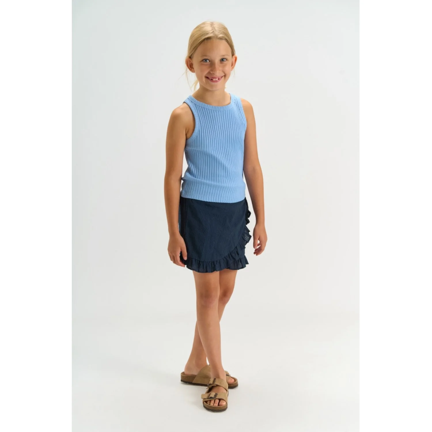 The New Navy Blazer Tntessa Wrap Shorts - Image 2