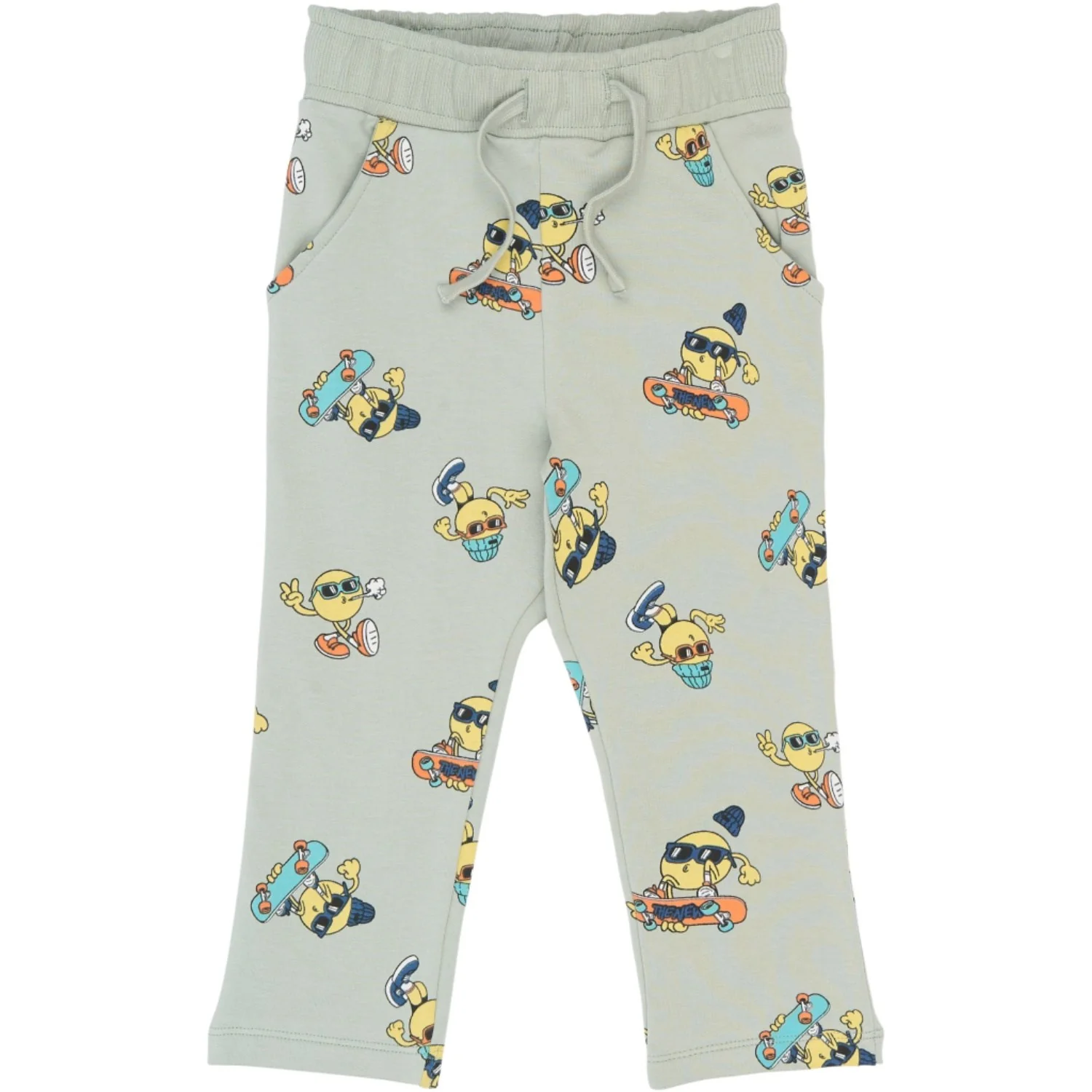 THE NEW Siblings Aqua Gray Aop Tnstsantiago Sweatpants