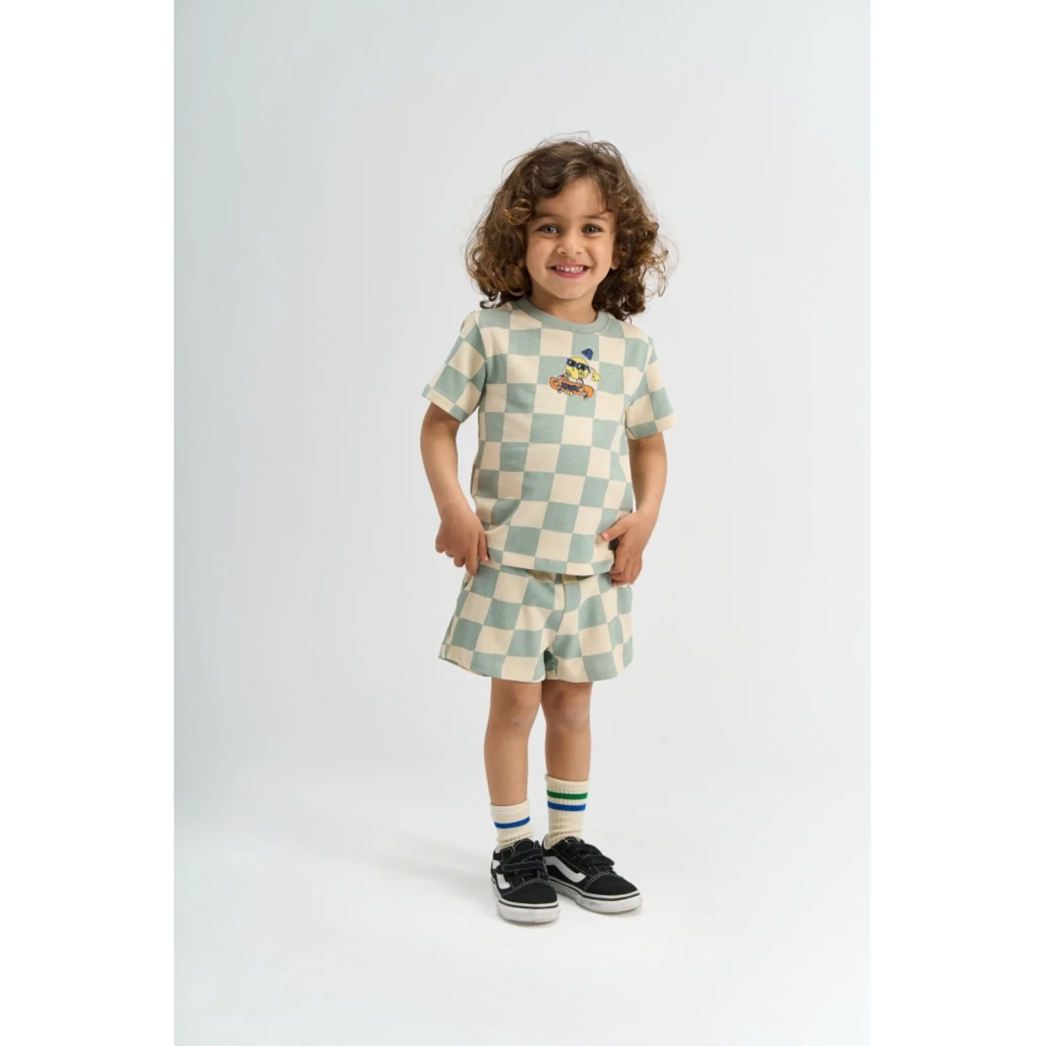 THE NEW Siblings Aqua Gray Aop Tnstsebastian Os S_S Tee - Image 2