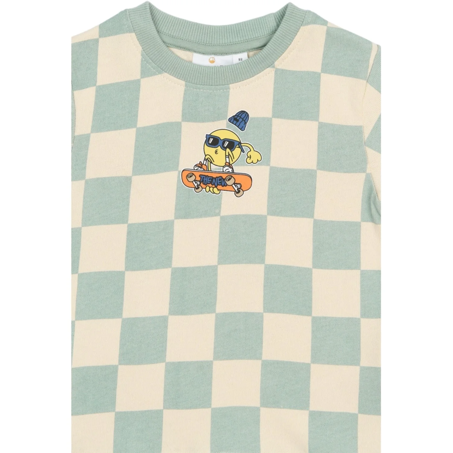 THE NEW Siblings Aqua Gray Aop Tnstsebastian Os S_S Tee - Image 3