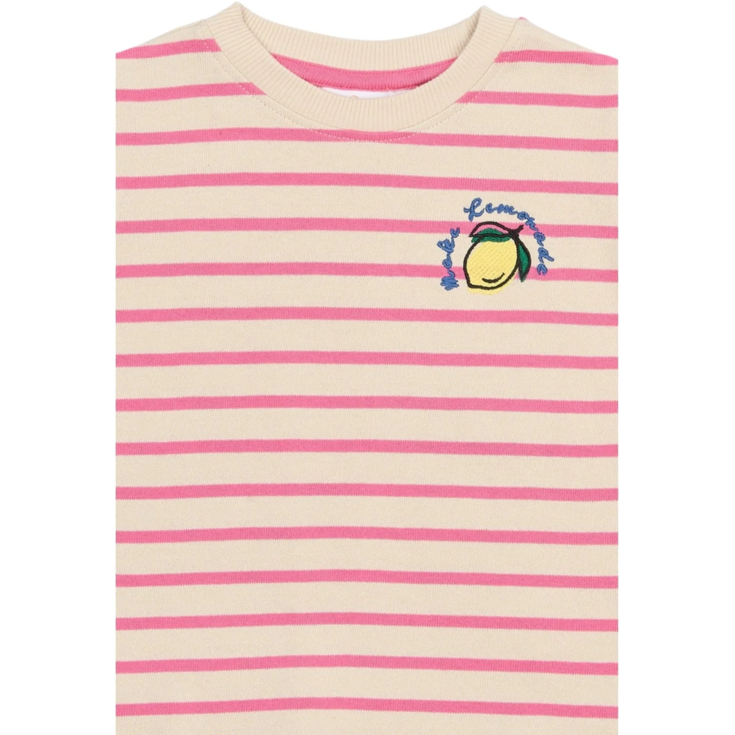 THE NEW Siblings Carmine Rose Striped Tnstsannah Os S_S Tee - Image 3