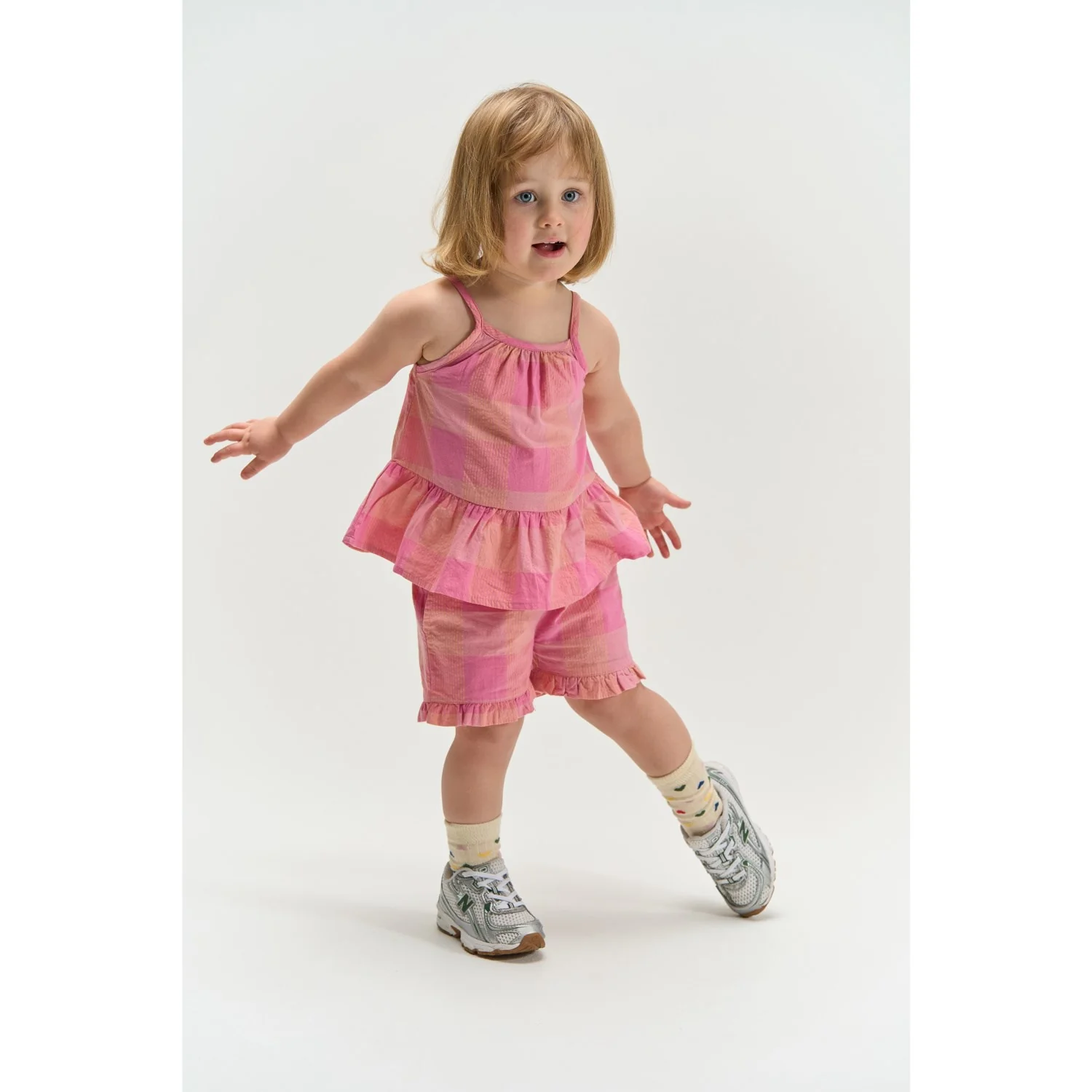 THE NEW Siblings Cashmere Rose Checked Tnsttassie Strap Top - Image 2
