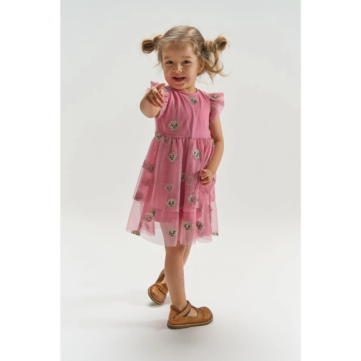 THE NEW Siblings Cashmere Rose Emb Tnsttulle S_L Dress - Image 2