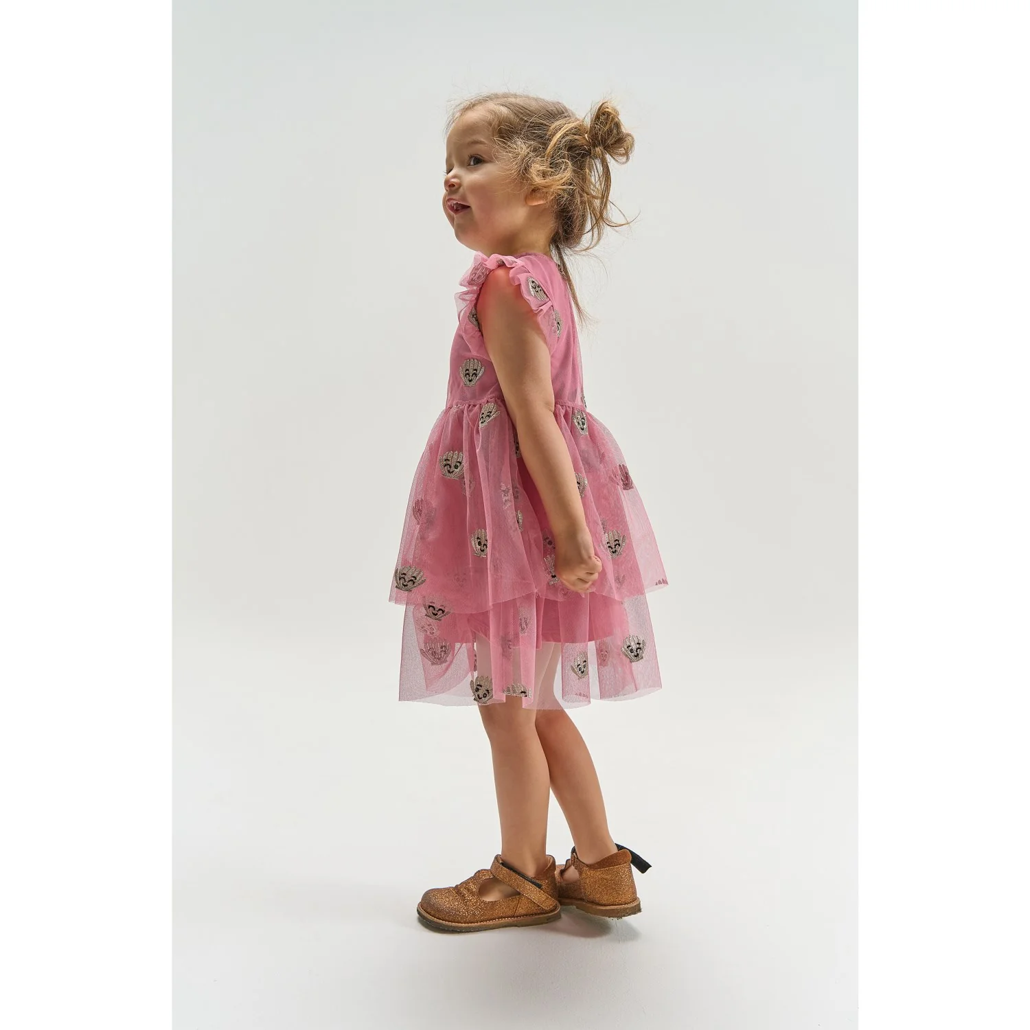 THE NEW Siblings Cashmere Rose Emb Tnsttulle S_L Dress - Image 3