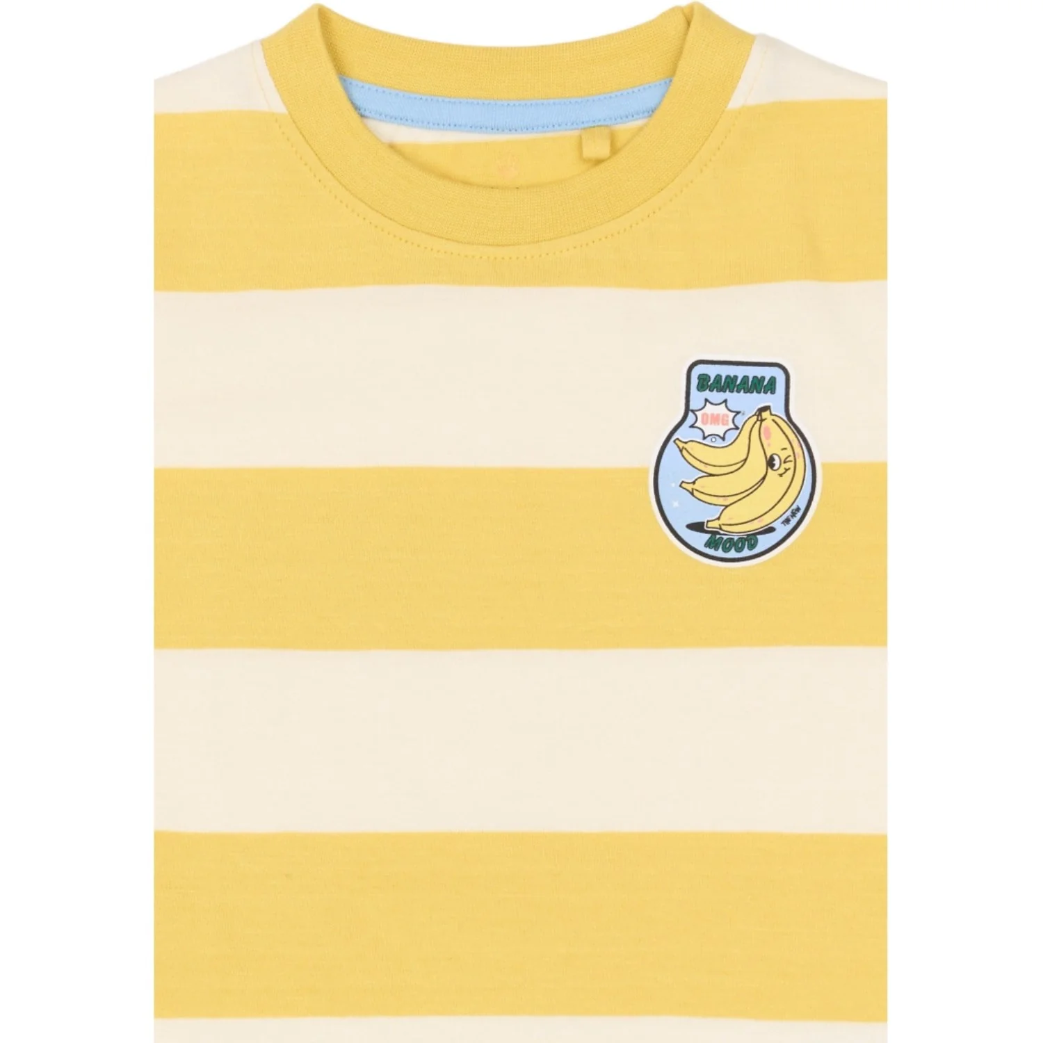 THE NEW Siblings Cream Gold Striped Tnsttrevor Os S_S Tee - Image 3