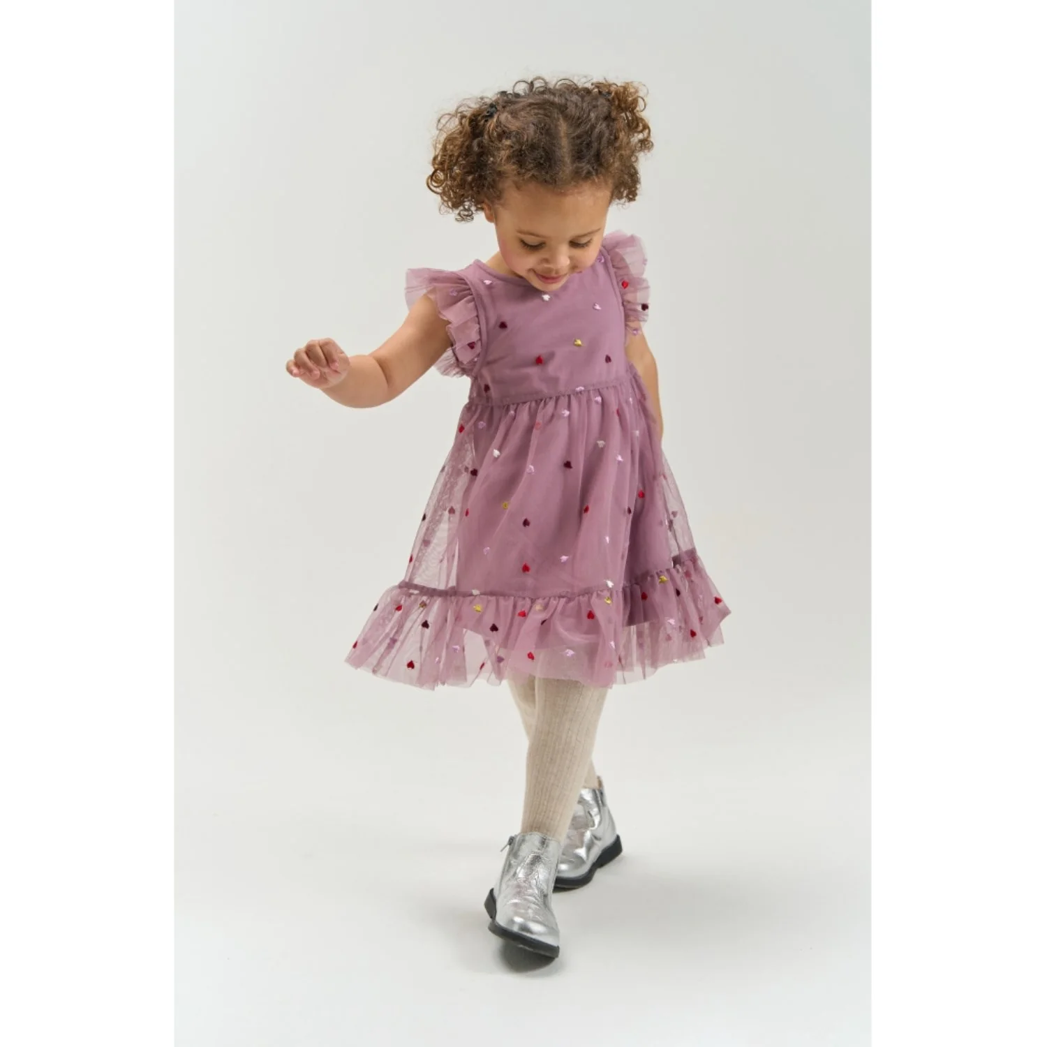 THE NEW Siblings Elderberry Emb Tn Tnstvadia S_L Mesh Dress - Image 2
