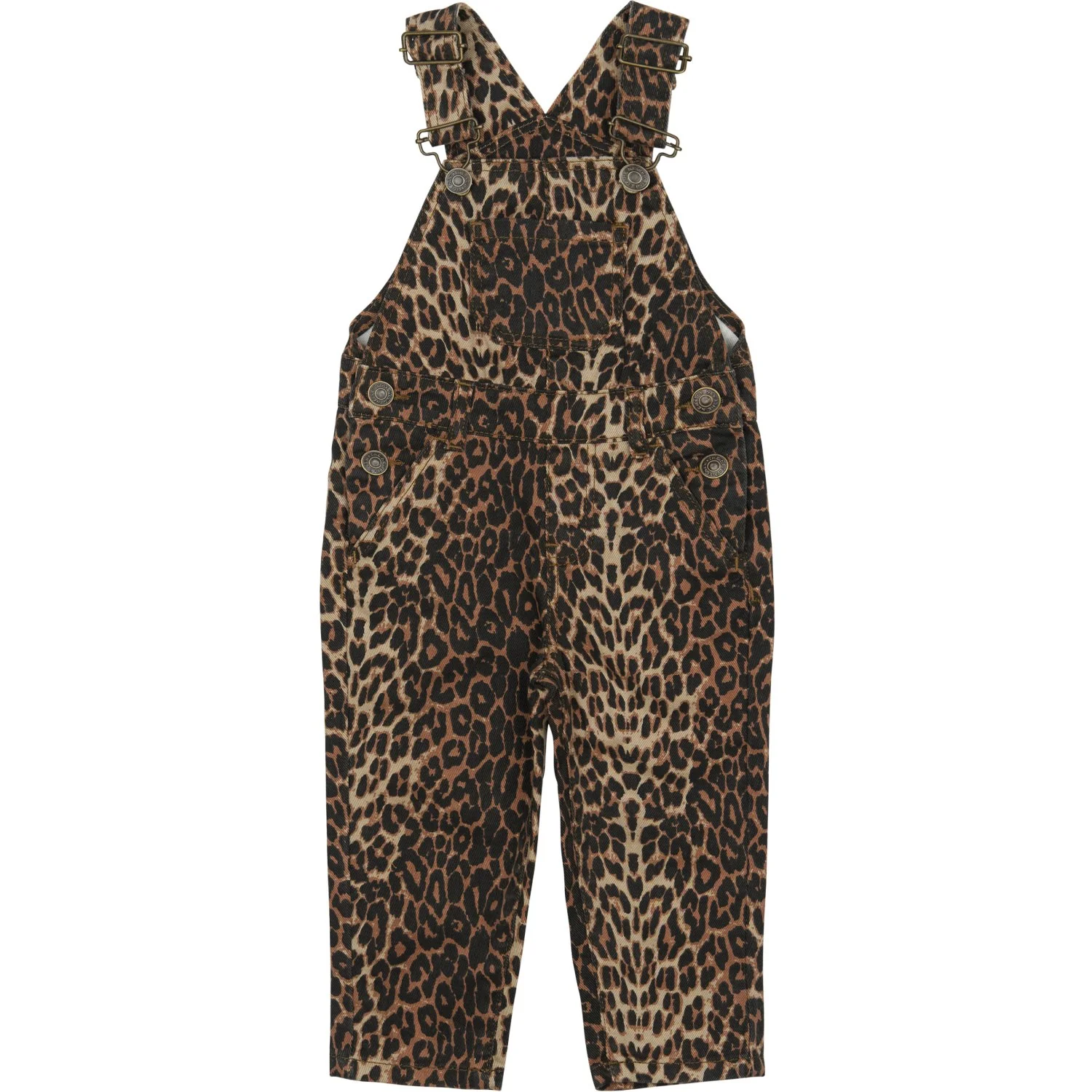THE NEW Siblings Feather Gray AOP Paloma Denim Dungarees