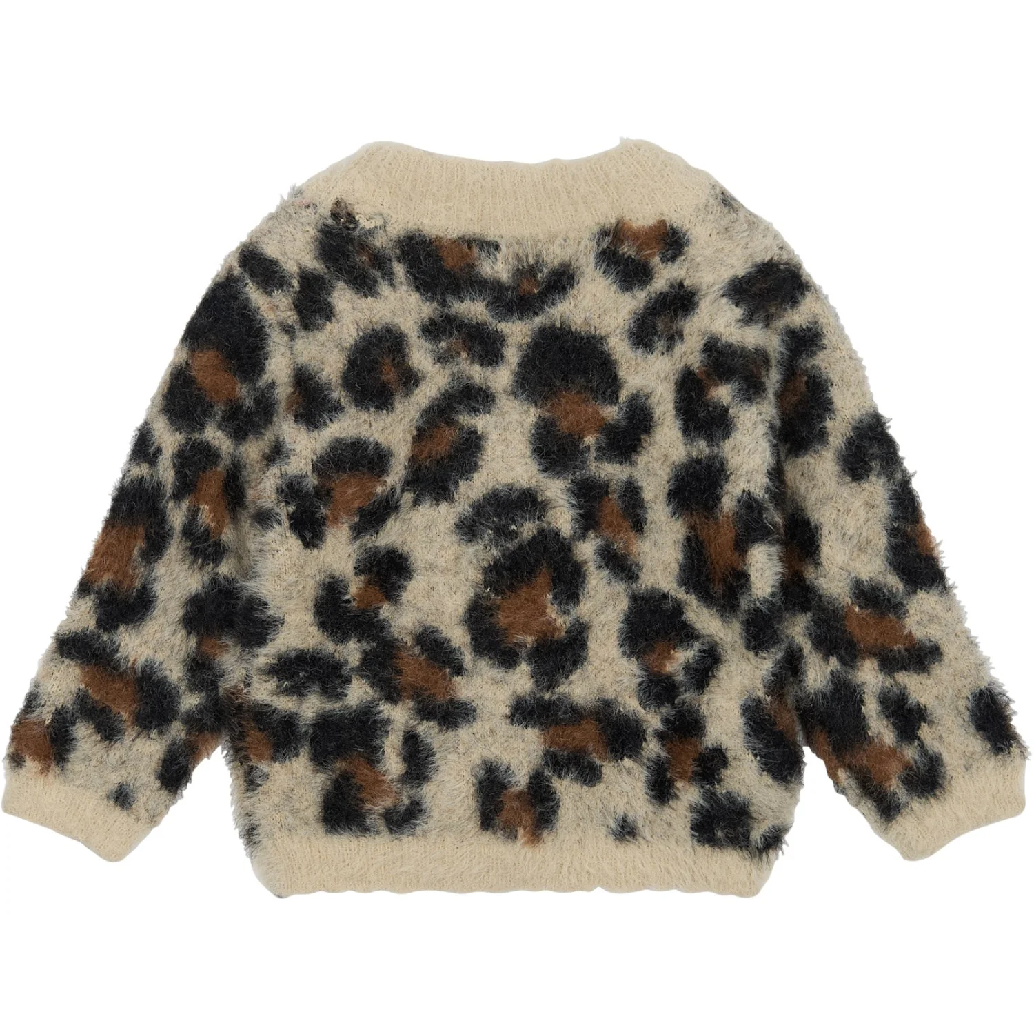 THE NEW Siblings Feather Gray AOP Pamela Jacquard Cardigan - Image 6