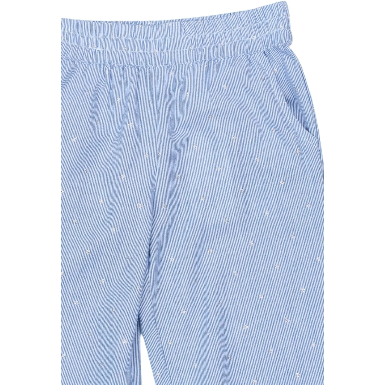 THE NEW Siblings Forever Blue Striped Tnstthea Loose Toddler Pants - Image 2