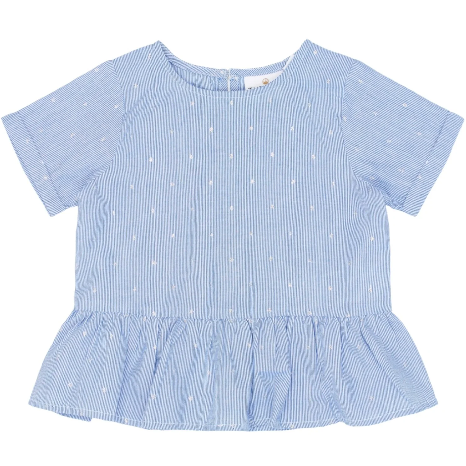 THE NEW Siblings Forever Blue Striped Tnstthea S_S Top