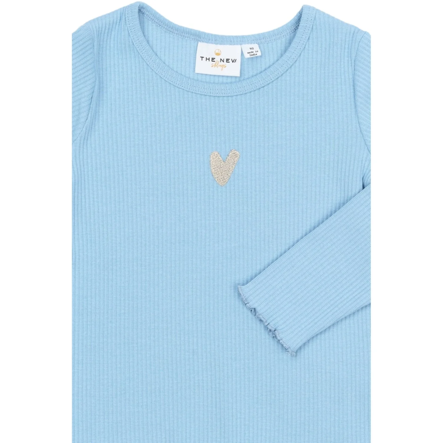THE NEW Siblings Forever Blue Tnstrianna L_S Rib Tee - Image 3