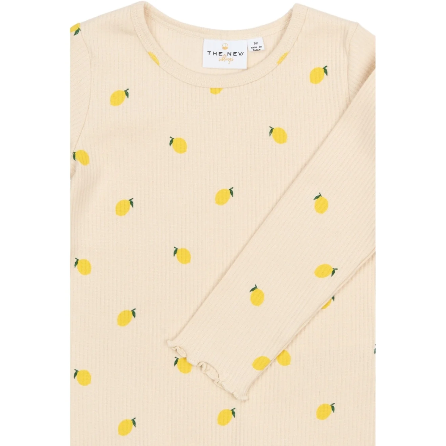 THE NEW Siblings Gardenia Aop Tnstsmilla L_S Rib Tee - Image 3