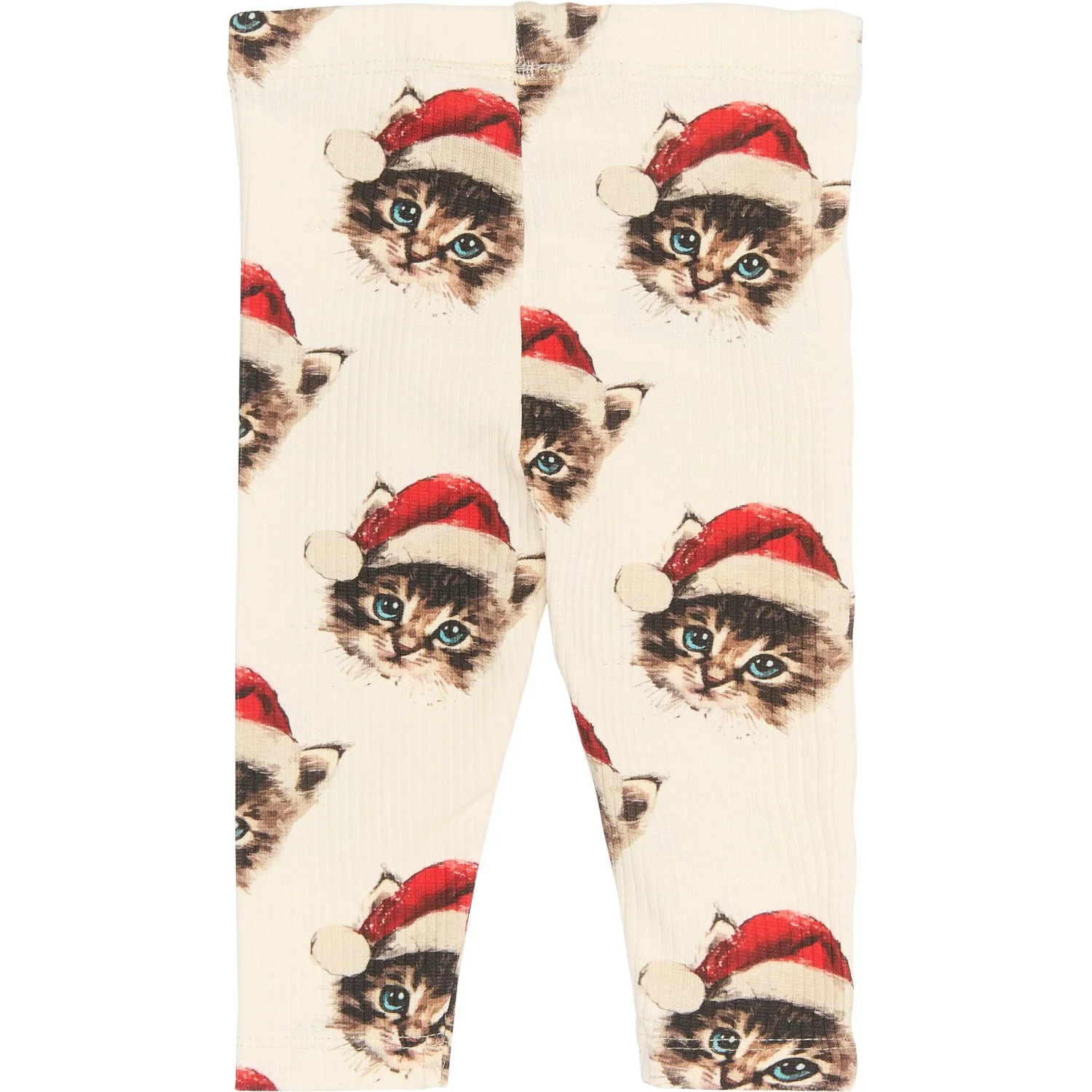 THE NEW Siblings Gardenia Cat AOP Holiday Rib Leggings - Image 3