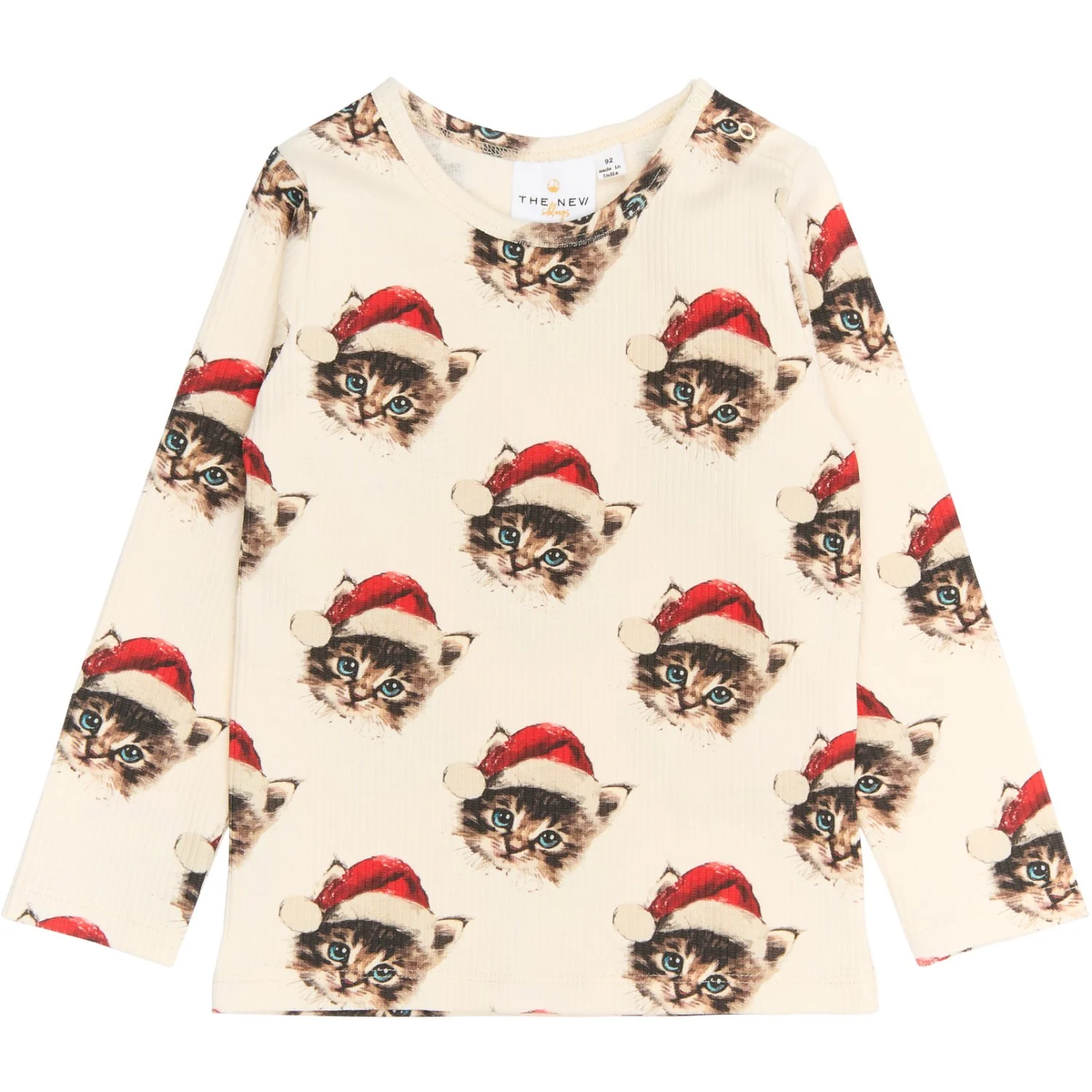 THE NEW Siblings Gardenia Cat AOP Holiday Rib Night Set - Image 6