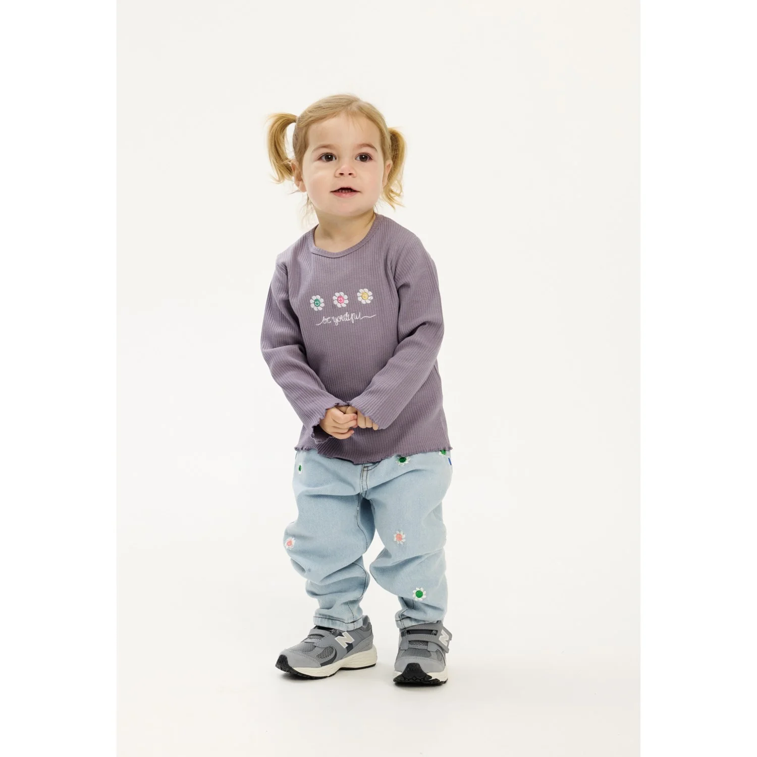 THE NEW Siblings Gray Ridge Princess L_S Rib Tee - Image 4