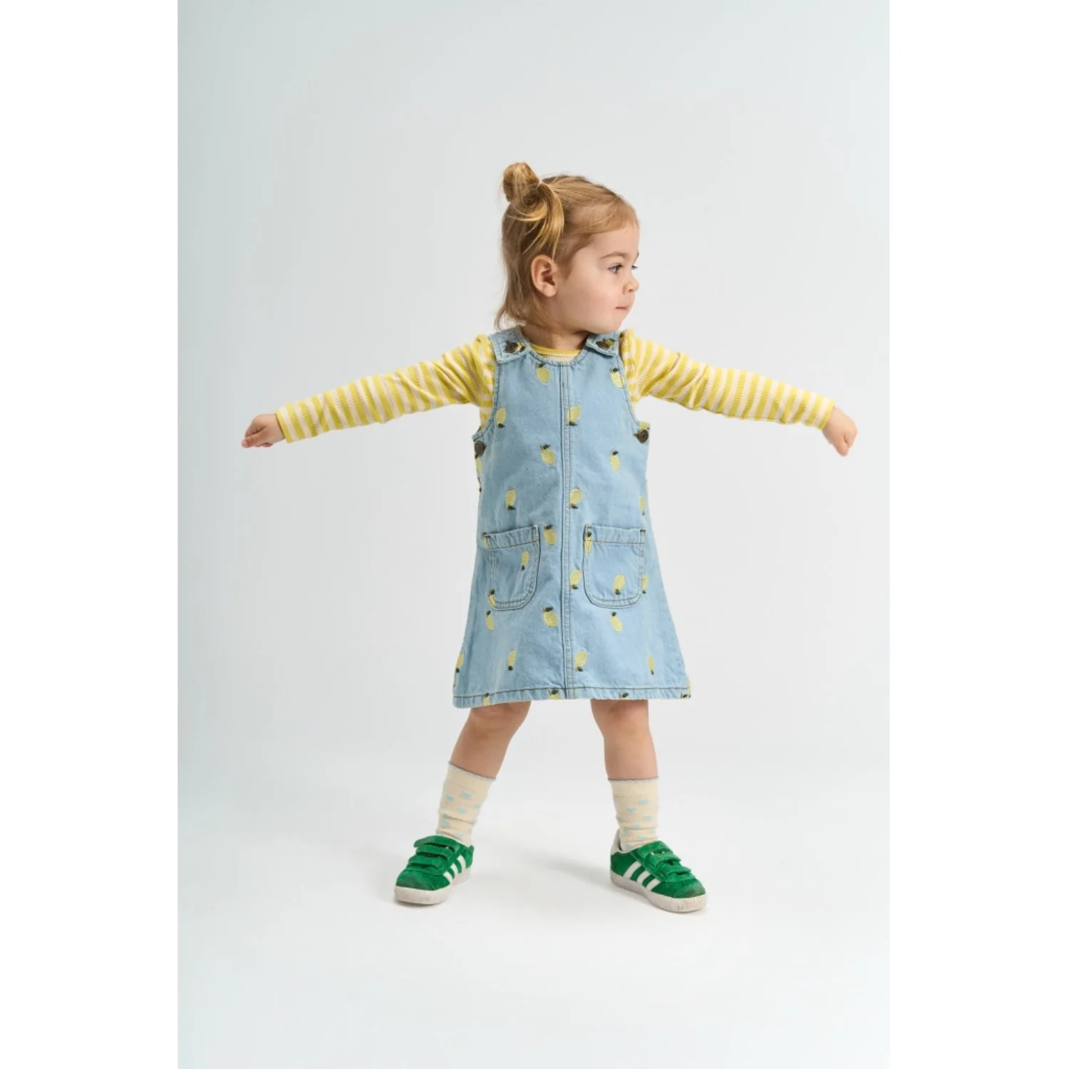 THE NEW Siblings Light Blue Denim Emb Tnstsaja S_L Denim Dress - Image 2