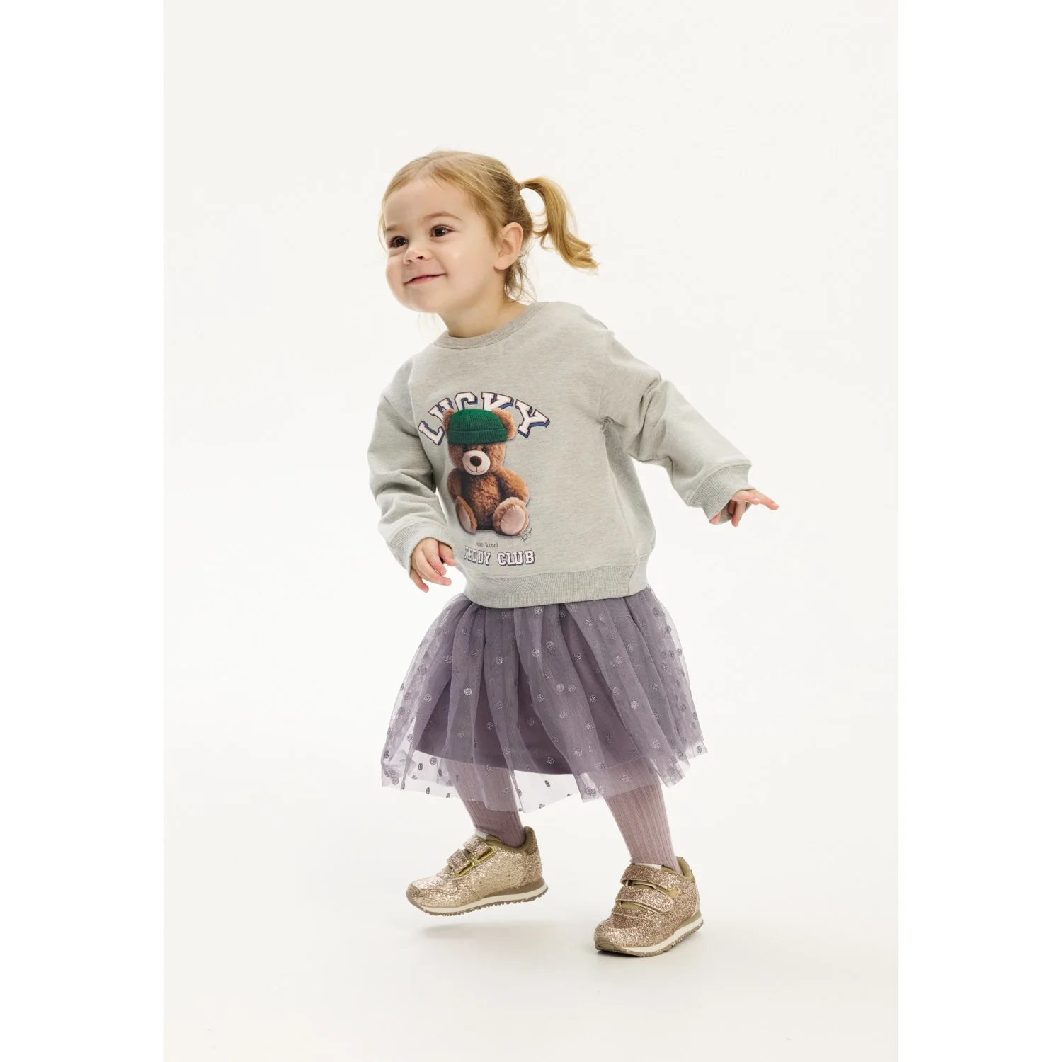 THE NEW Siblings Light Grey Melange Pippin Oversize Sweatshirt - Image 4