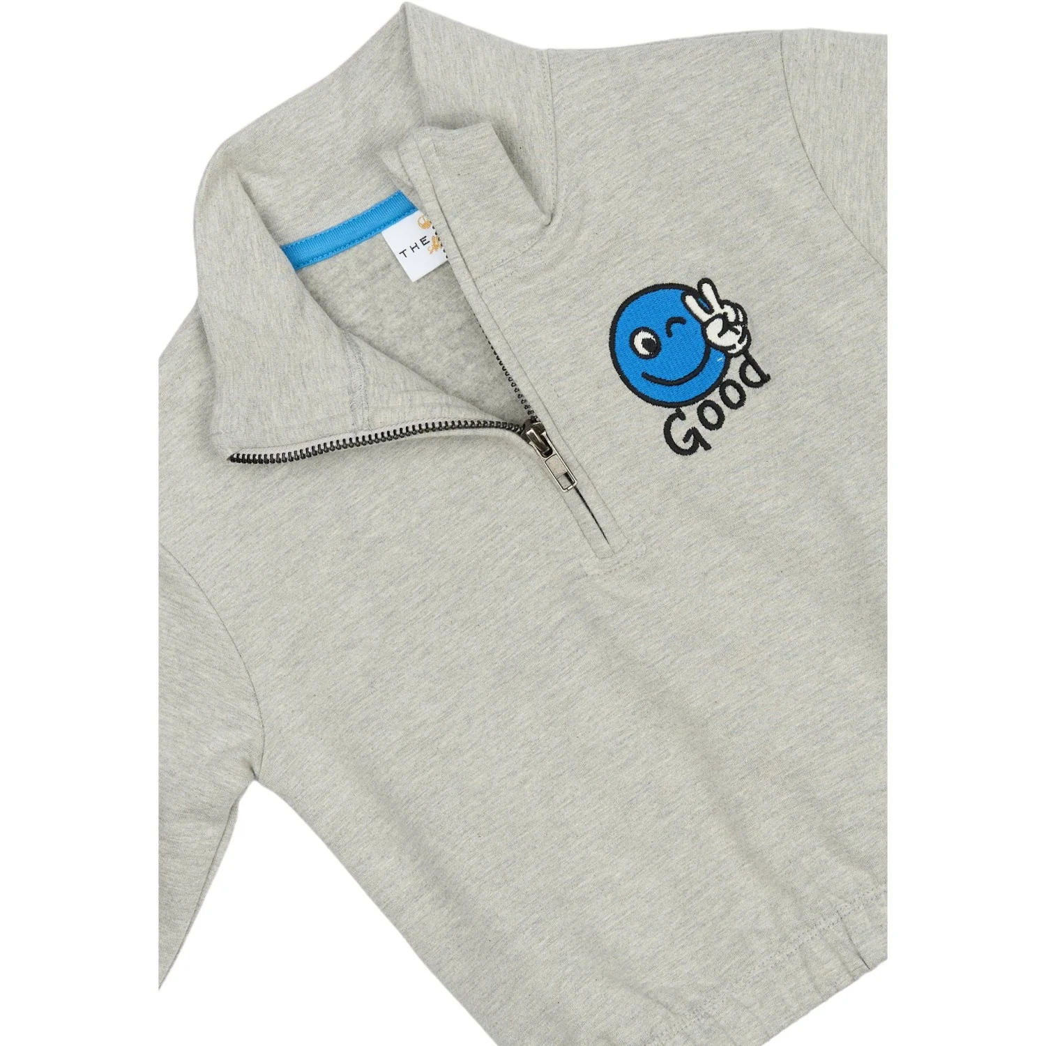 THE NEW Siblings Light Grey Melange TNSTPal OS Sweatshirt - Image 4