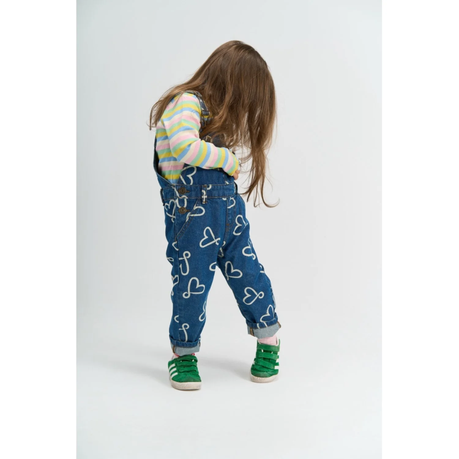 THE NEW Siblings Medium Blue Denim Aop Tnstshea Denim Dungarees - Image 2