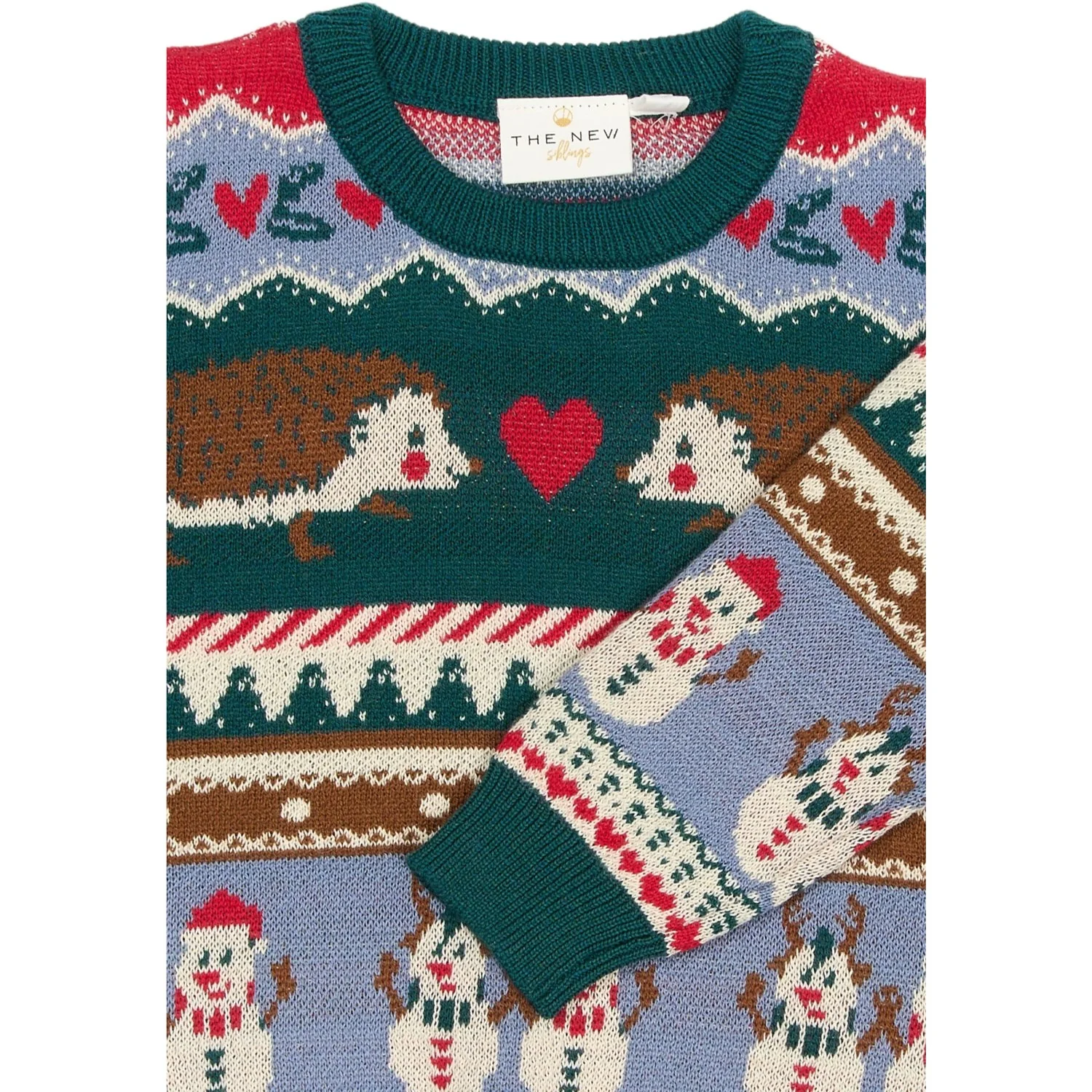THE NEW Siblings Multi Colour Holiday Jacquard Pullover - Image 2
