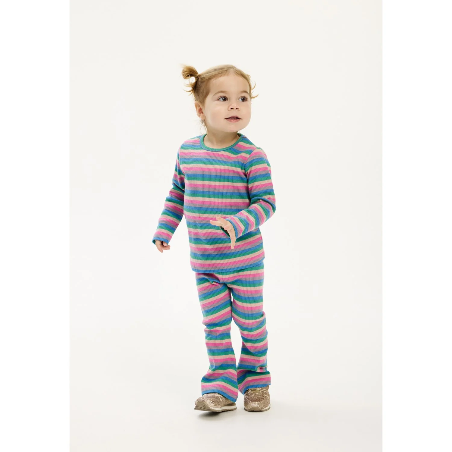 THE NEW Siblings Multi Striped Polly L_S Rib Tee - Image 3
