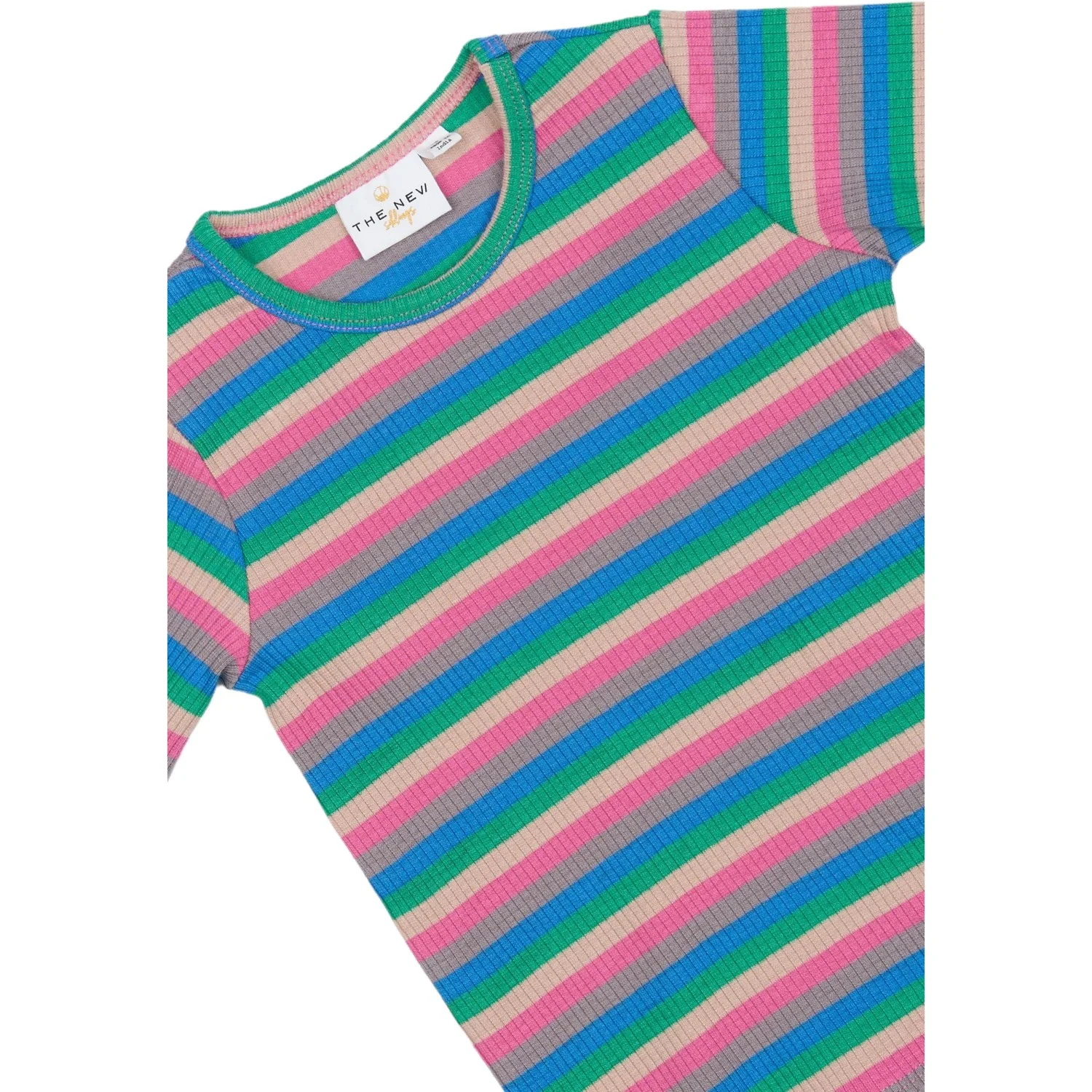 THE NEW Siblings Multi Striped Polly L_S Rib Tee - Image 4