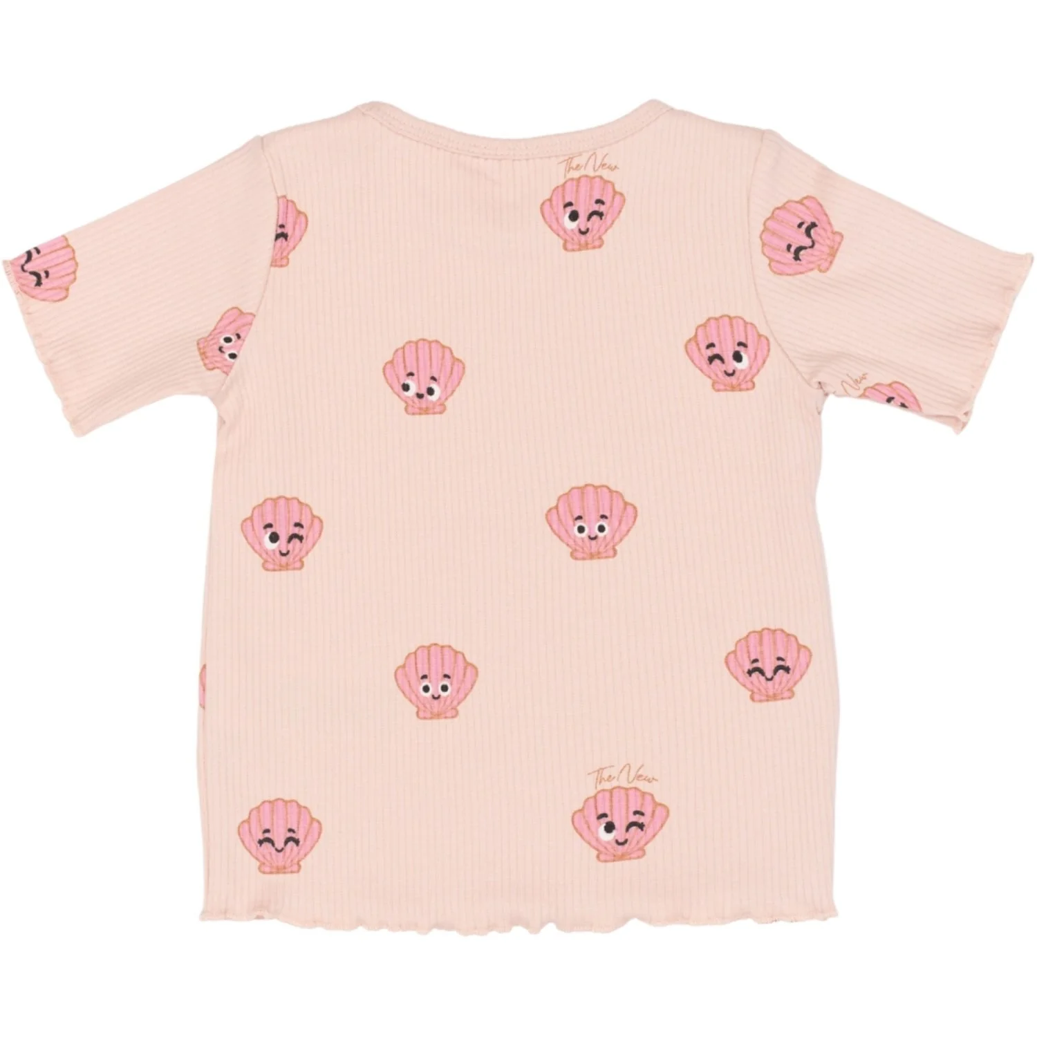 THE NEW Siblings Peach Whip Aop Tnsttinker S_S Rib Tee - Image 5