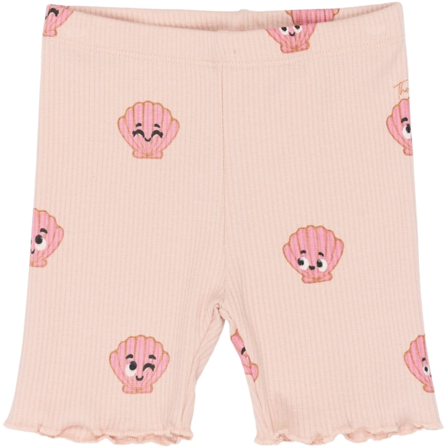 THE NEW Siblings Peach Whip Aop Tnsttinker Tight Rib Shorts
