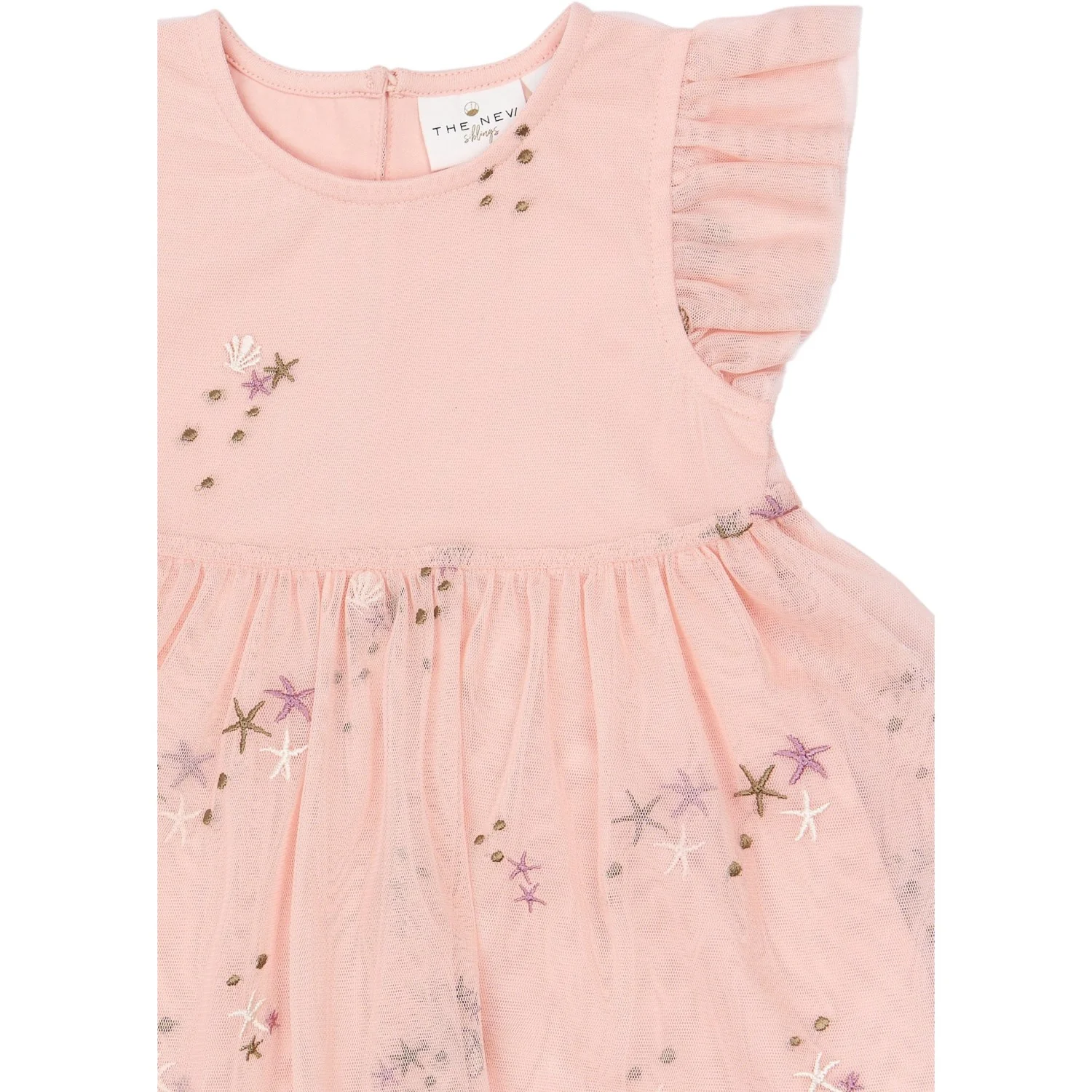 THE NEW Siblings Peach Whip Emb Tnsttulla S_L Dress - Image 2