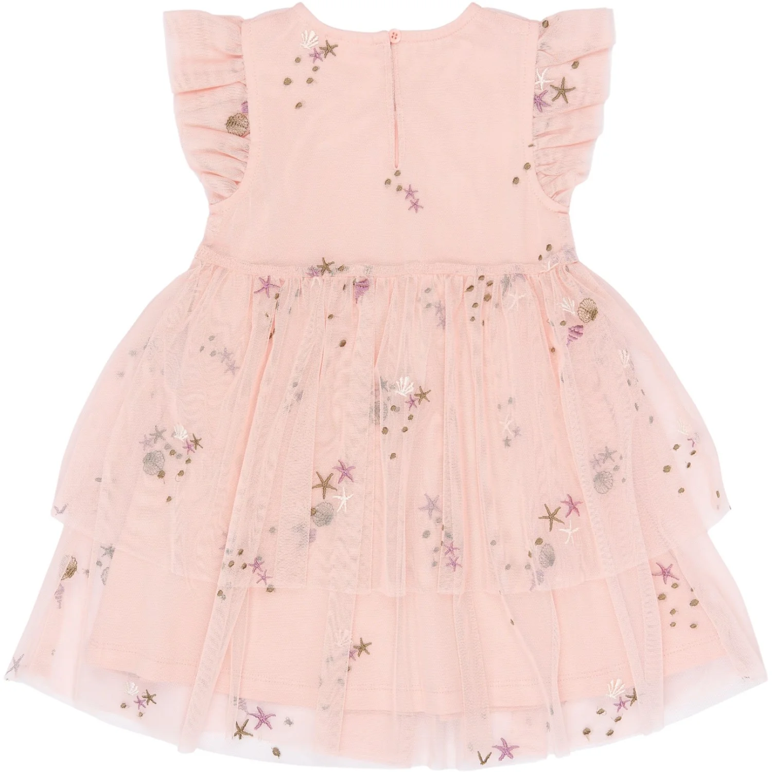 THE NEW Siblings Peach Whip Emb Tnsttulla S_L Dress - Image 3