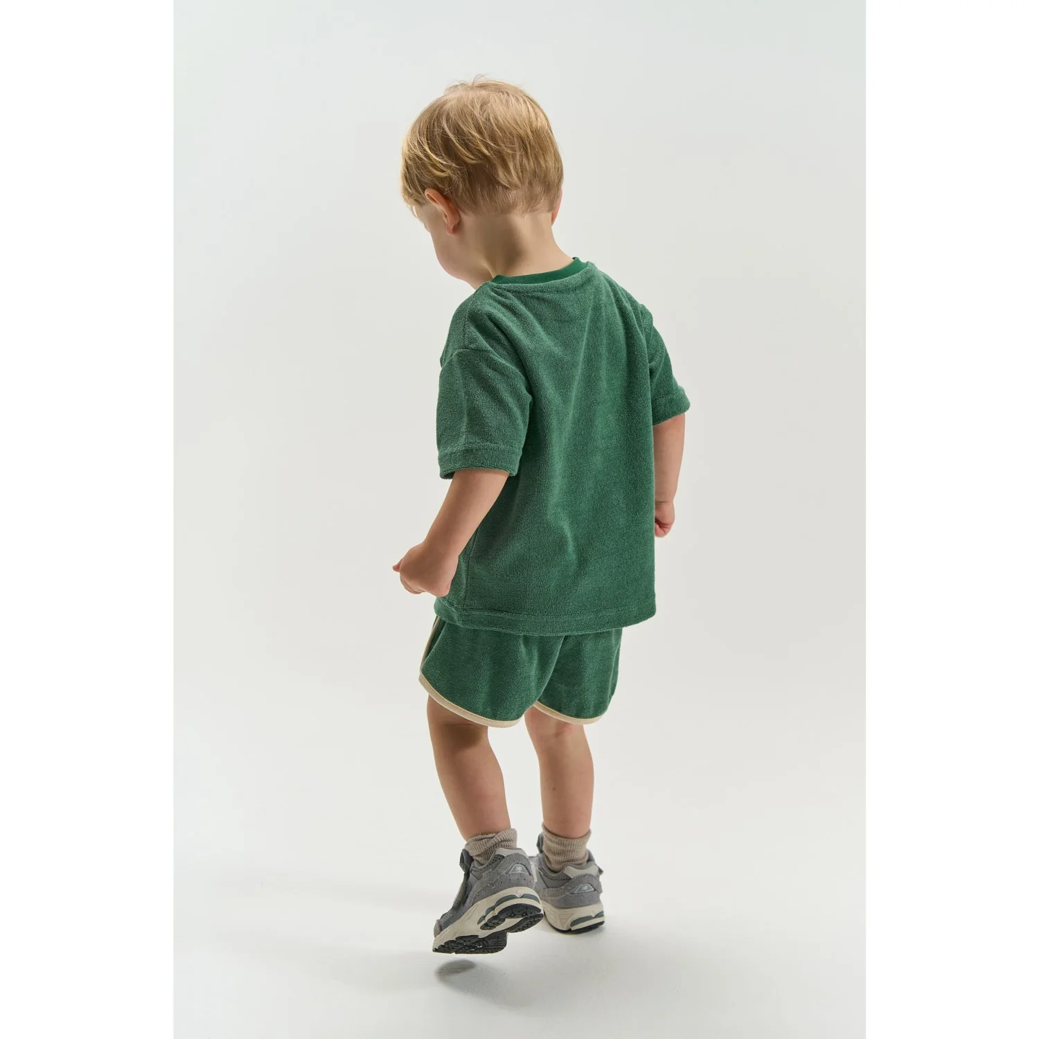 THE NEW Siblings Posy Green Tnstterry Os S_S Tee - Image 3