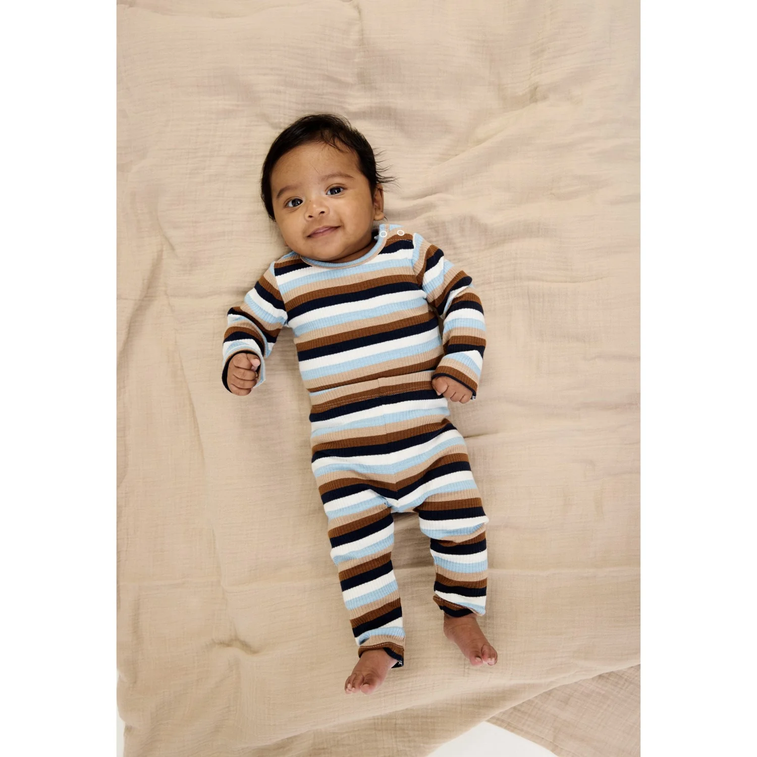 THE NEW Siblings Powder Blue Striped TNSBPark L_S Rib Body - Image 3