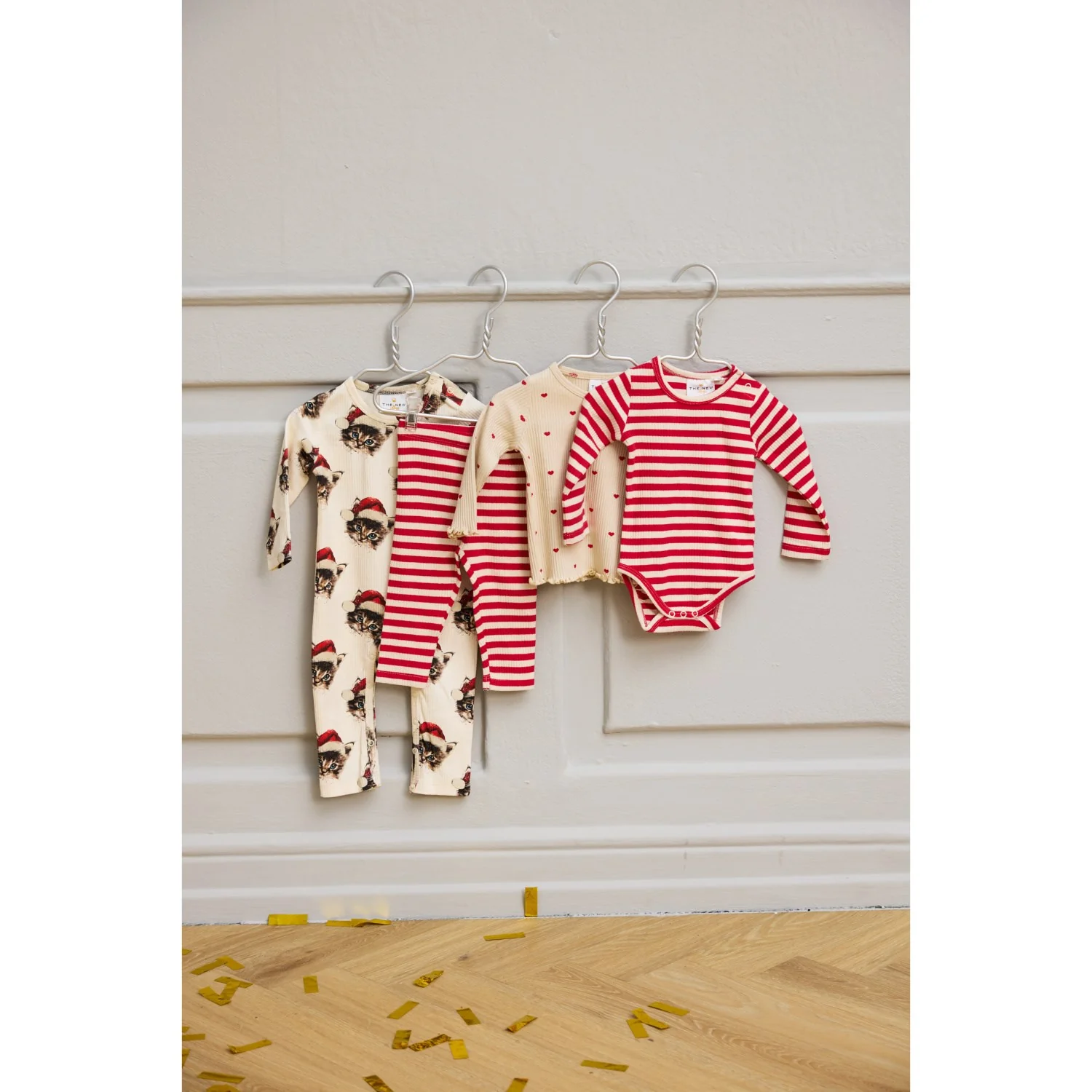 THE NEW Siblings Ski Patrol Striped Fro Rib Leggings - Image 2