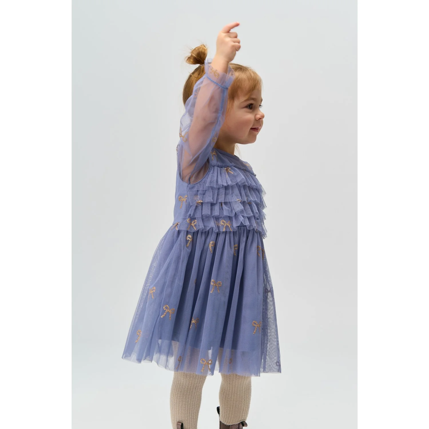 THE NEW Siblings Tempest AOP Runa L_S Dress - Image 5
