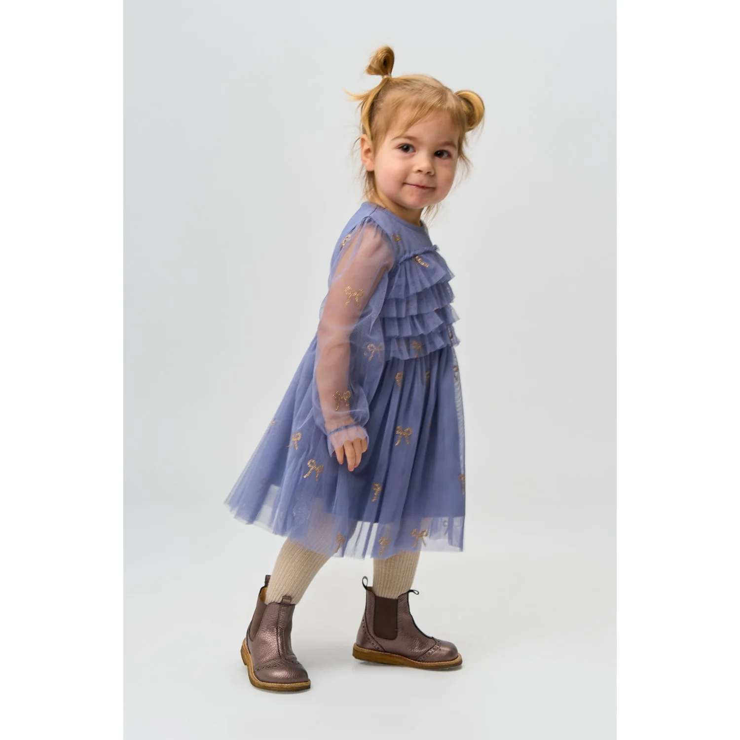 THE NEW Siblings Tempest AOP Runa L_S Dress - Image 6