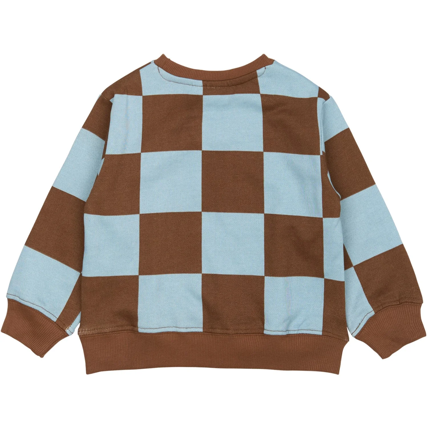 THE NEW Siblings Toffee Check TNSTPaulie OS Sweatshirt - Image 5