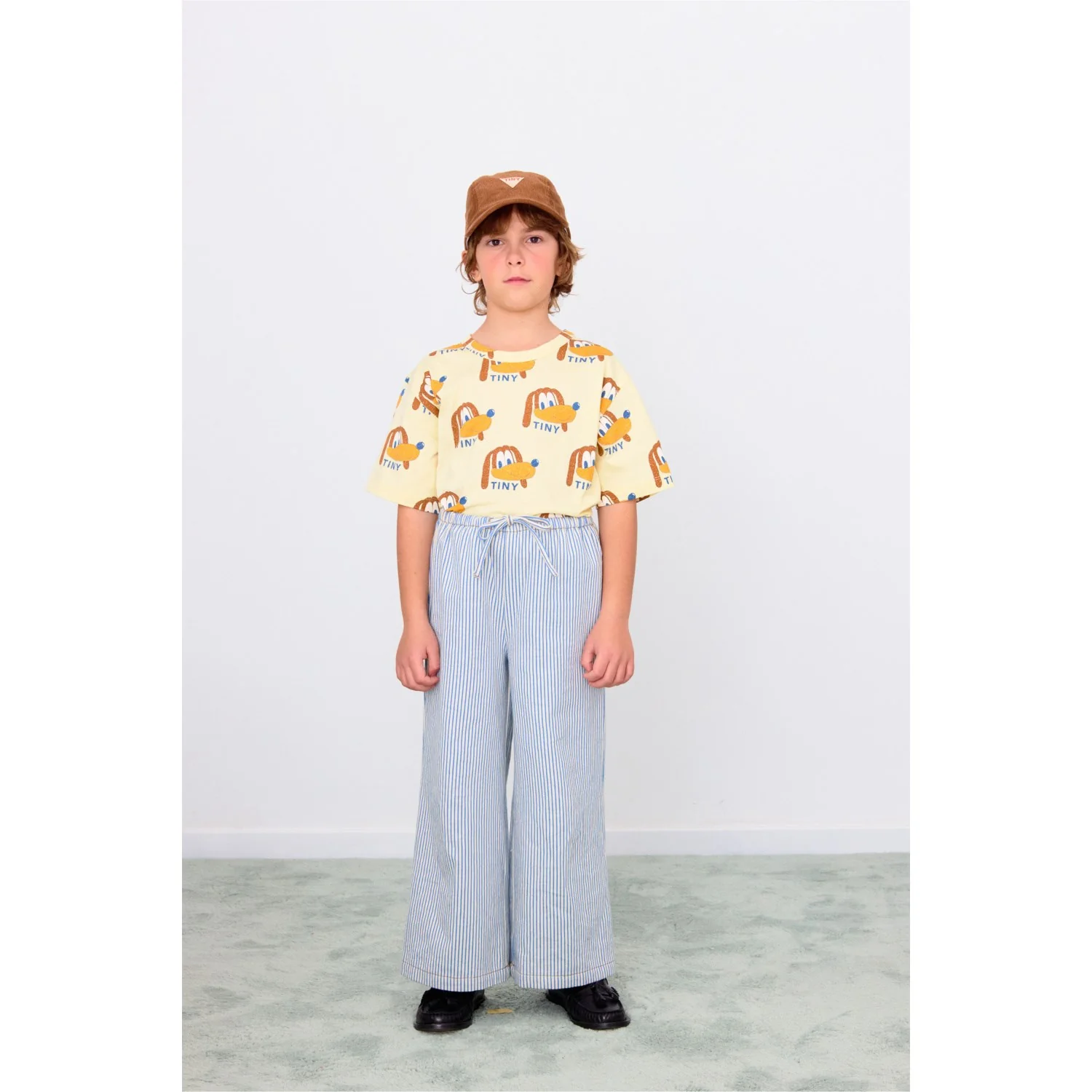 TinyCottons Dusty Yellow Dogs T-Shirt - Image 2