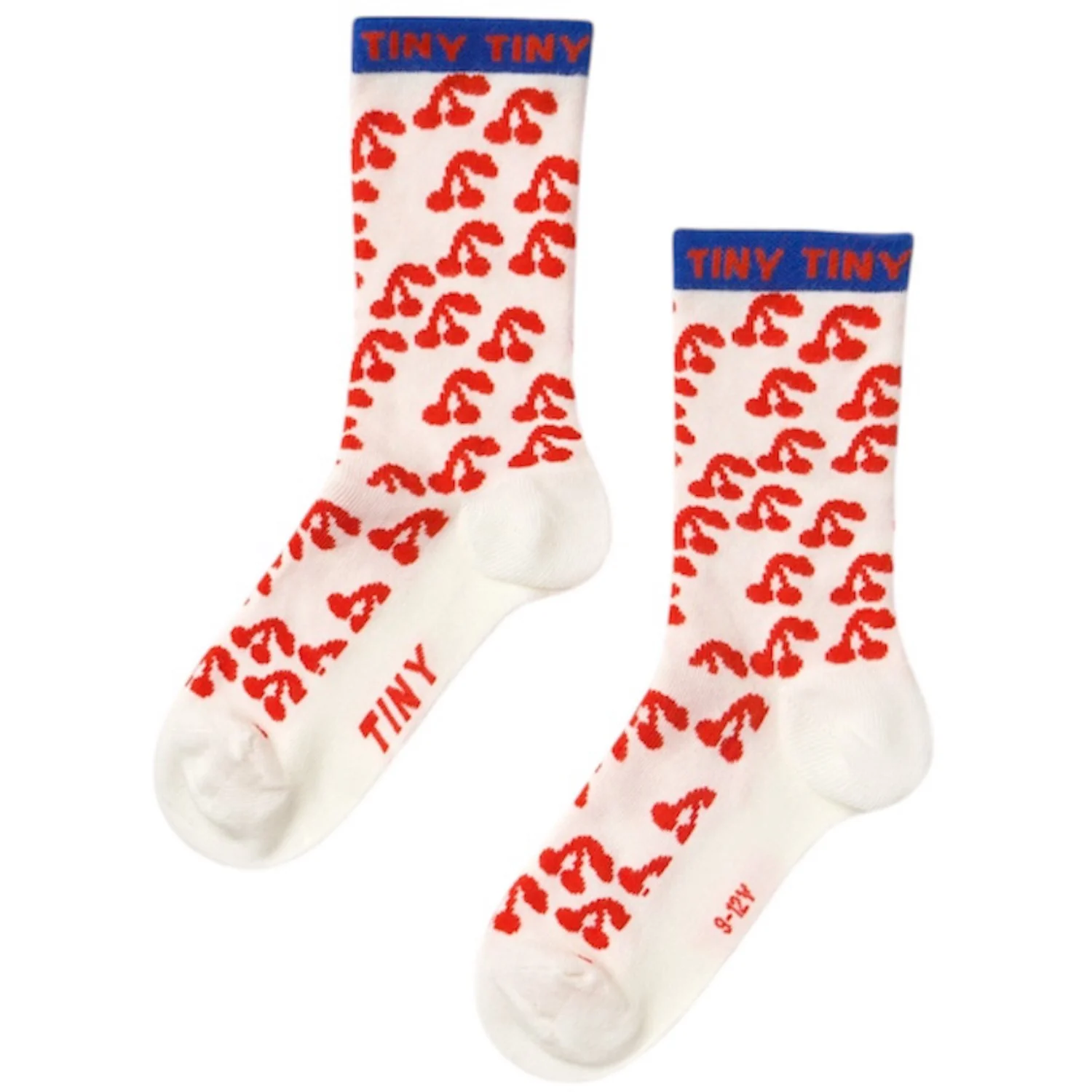 TinyCottons Off-White Cherries Medium Socks