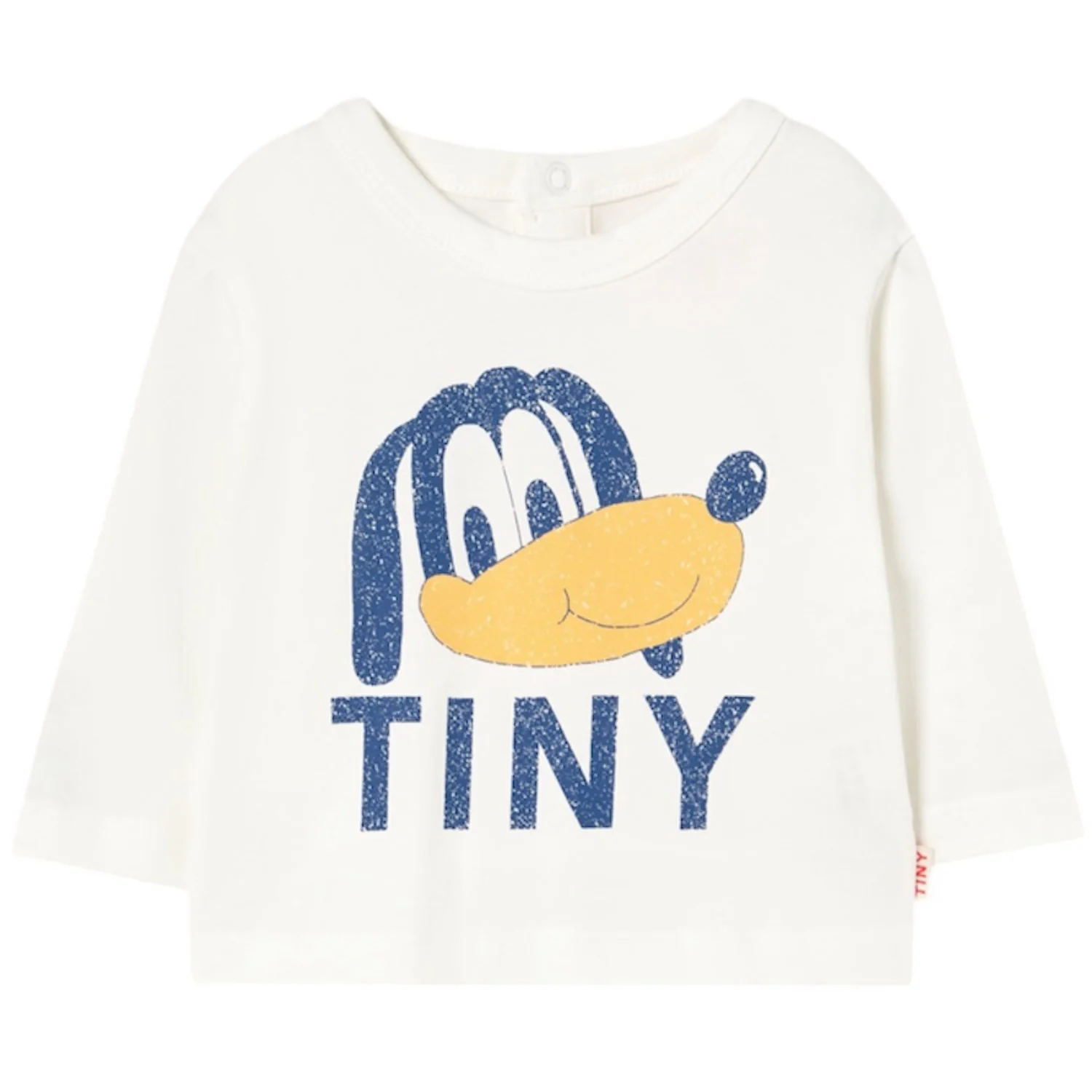 TinyCottons Off-White Tiny Dog Graphic Baby T-Shirt