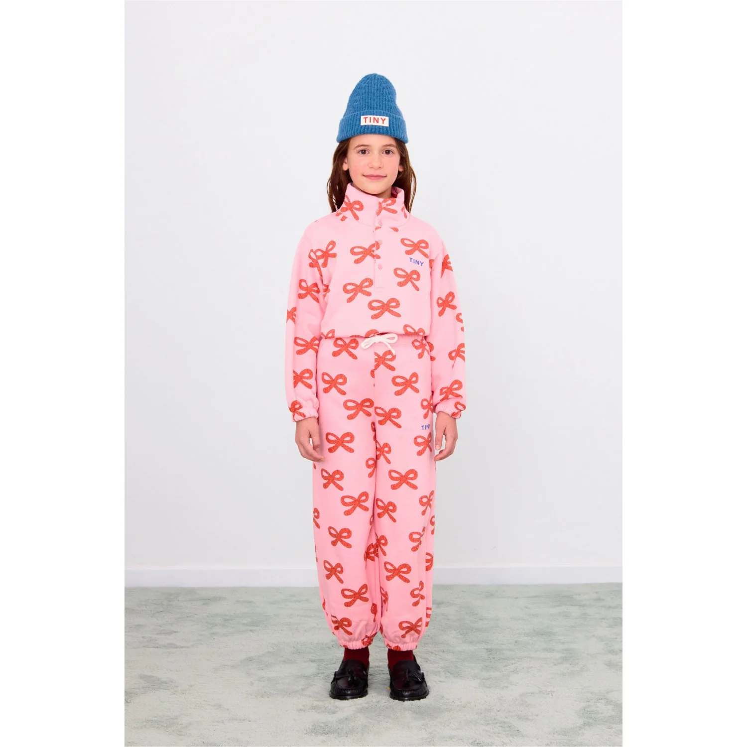 TinyCottons Pink Worms Sweatpant - Image 2