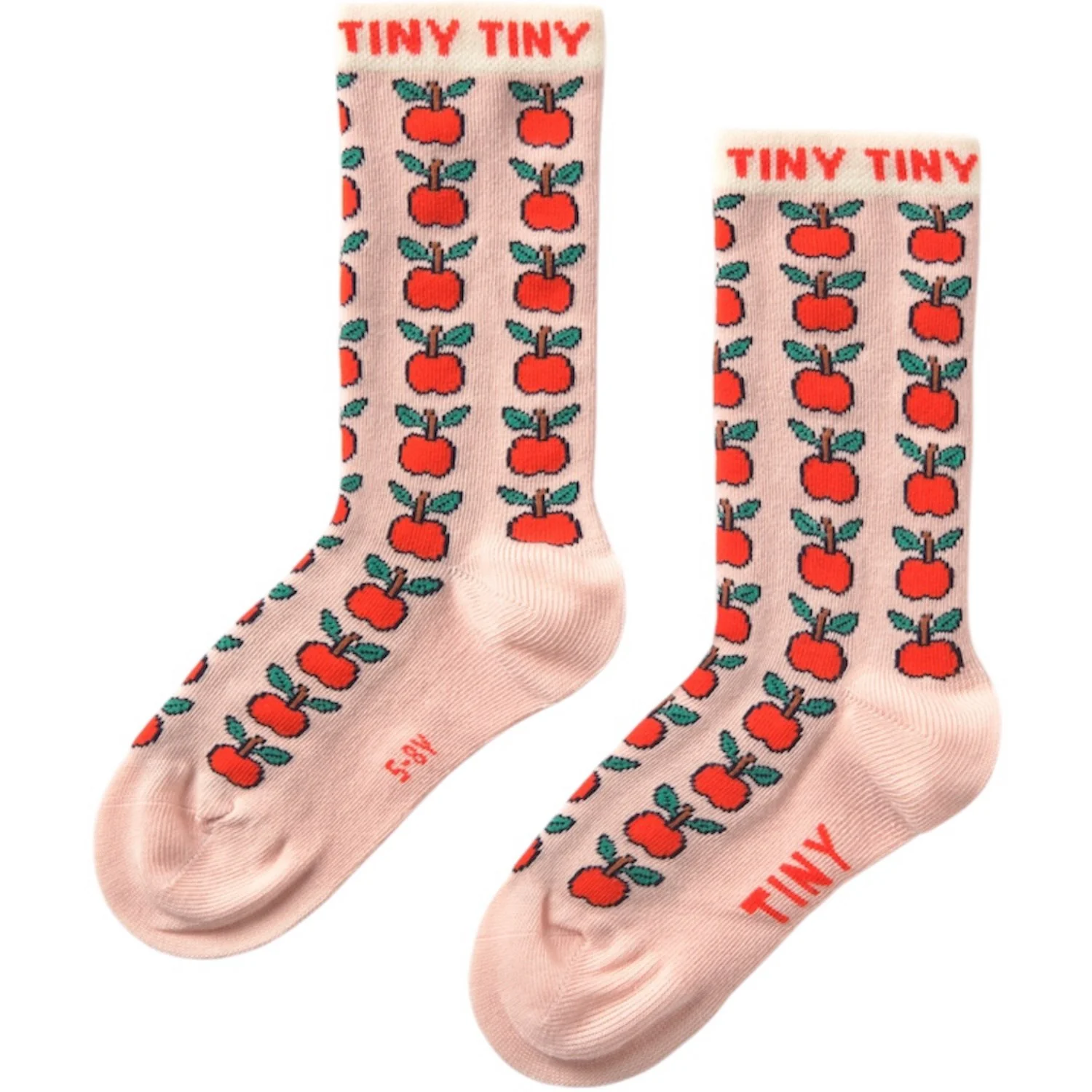 TinyCottons Wild Rose Apples Medium Socks