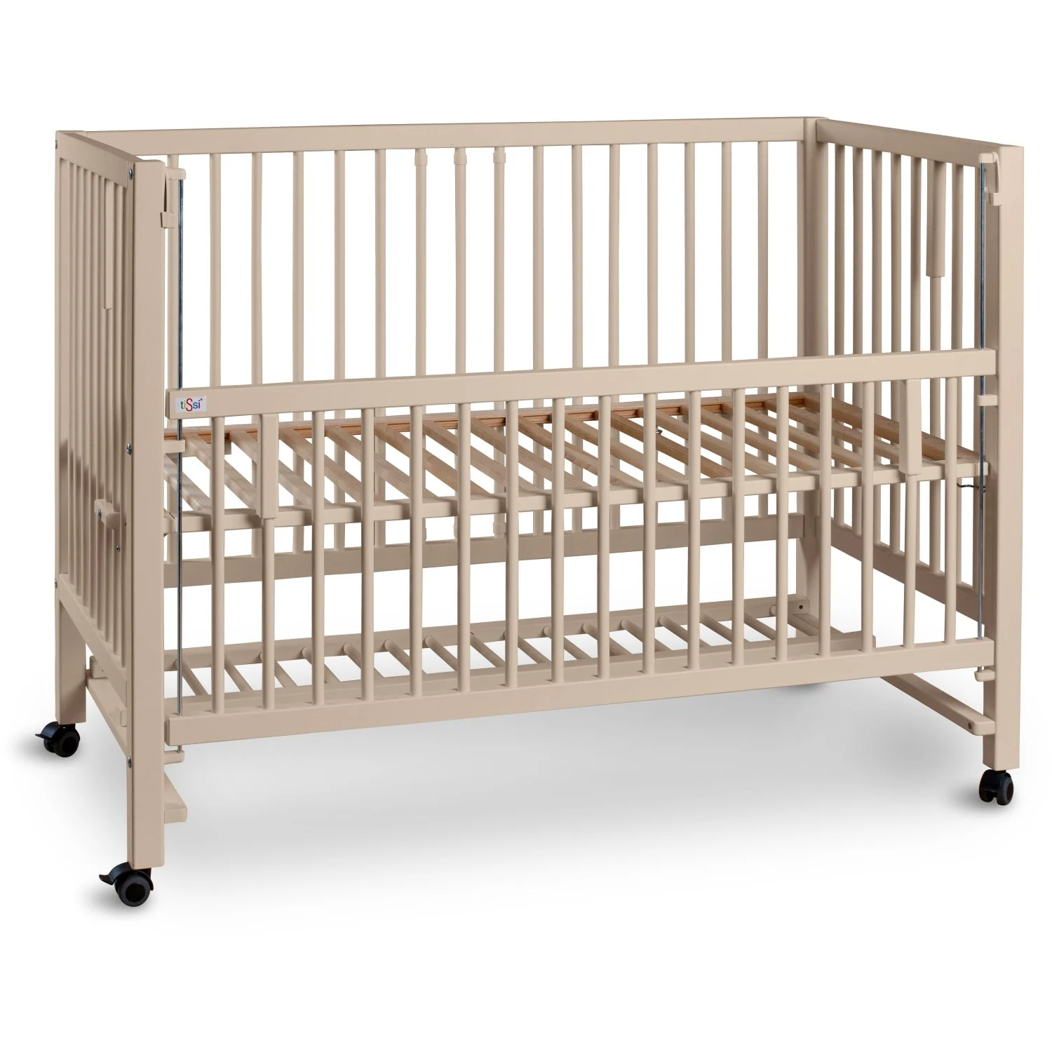 tiSsi® Beige Laquer Hajo Childrens Bed Solid Beech - Image 3
