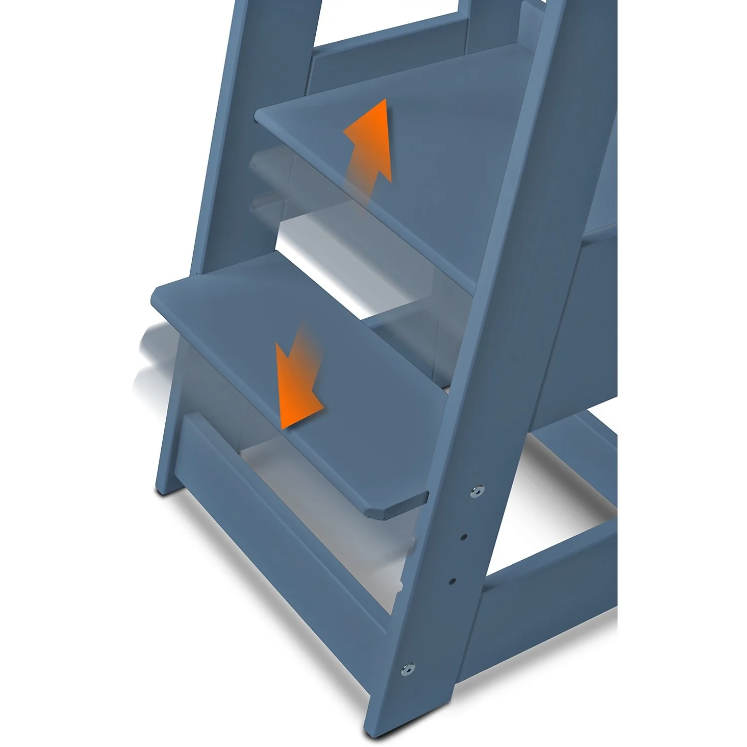 tiSsi® Dove Blue Laquer Felix Learning Tower Solid Beech - Image 7