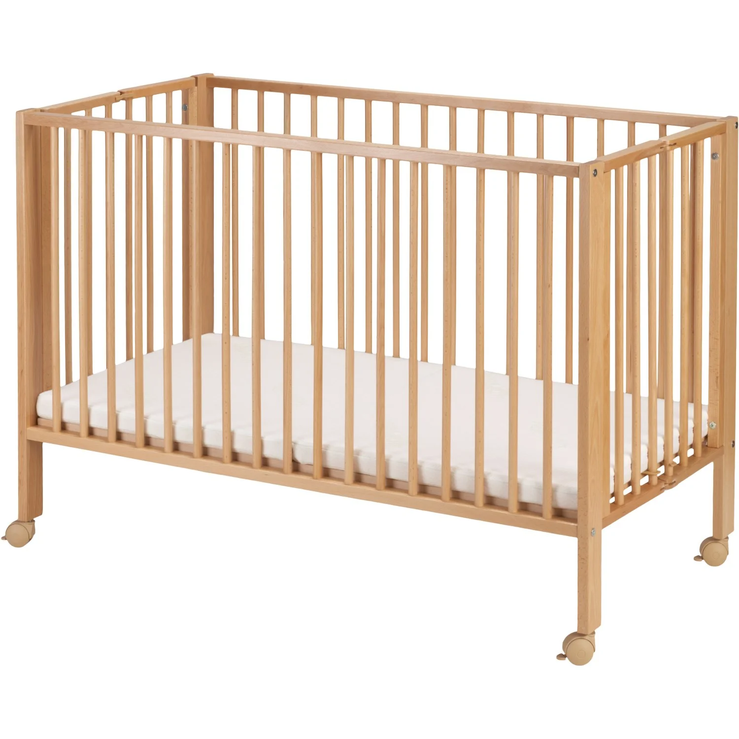 tiSsi® Nature Jori Foldable Bed Solid Beech