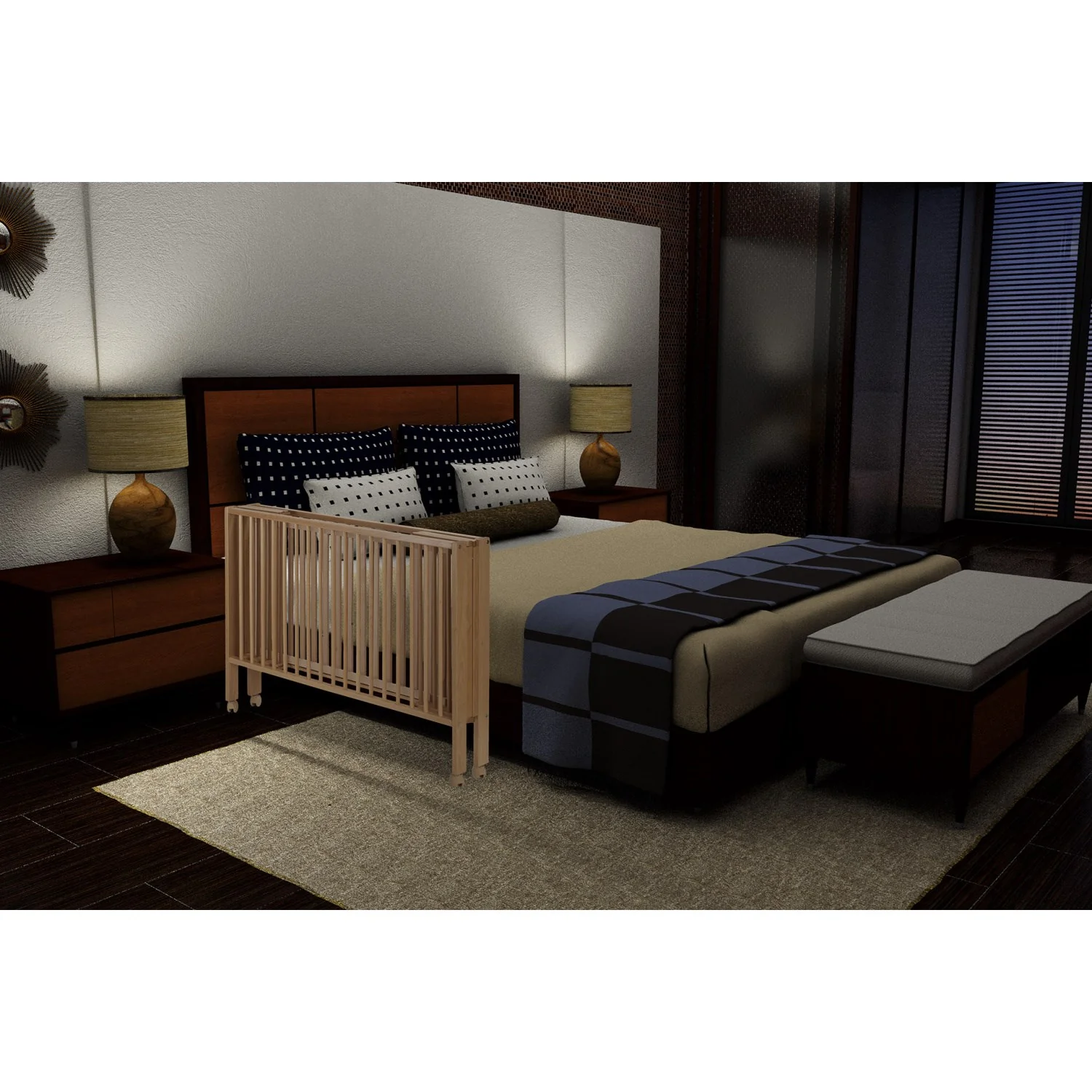 tiSsi® Nature Jori Foldable Bed Solid Beech - Image 7