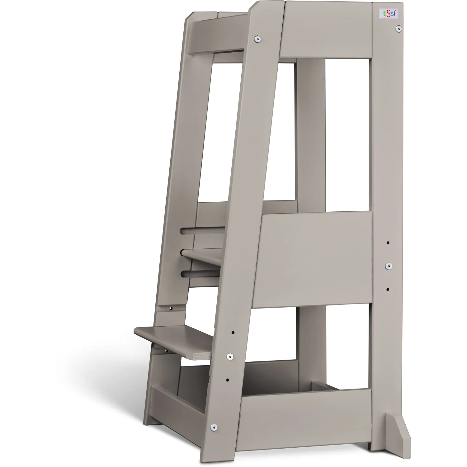 tiSsi® Stormy Grey Laquer Felix Learning Tower Solid Beech - Image 14