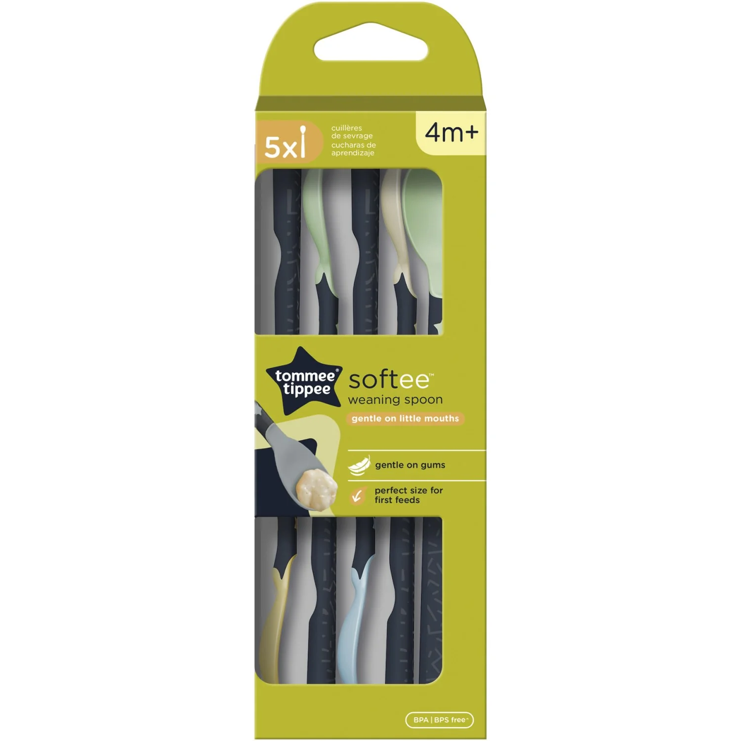Tommee Tippee 5 X Softee Weaning Spoons 4M+ - Image 2