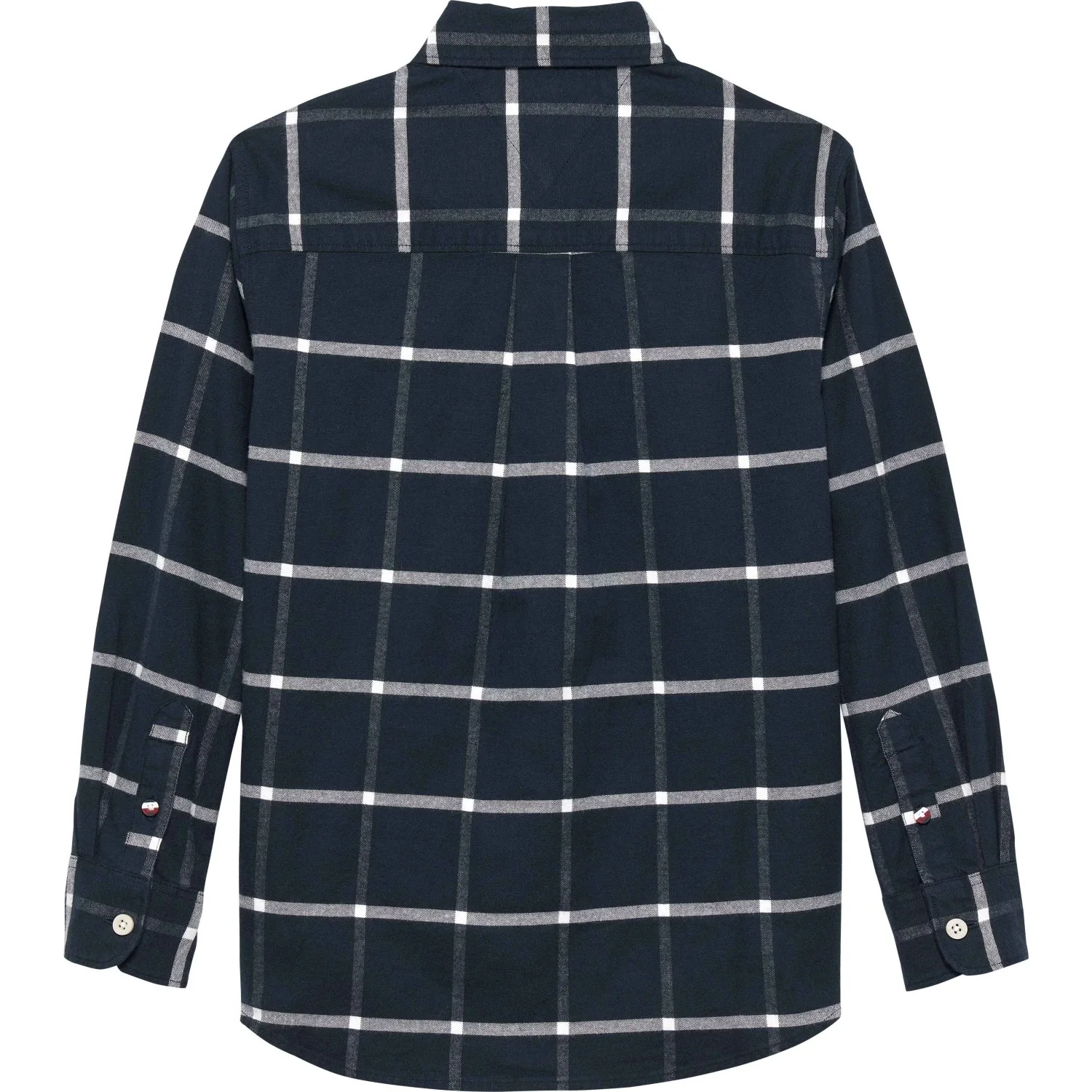 Tommy Hilfiger Black Check Window Pane Check Shirt Ls - Image 6