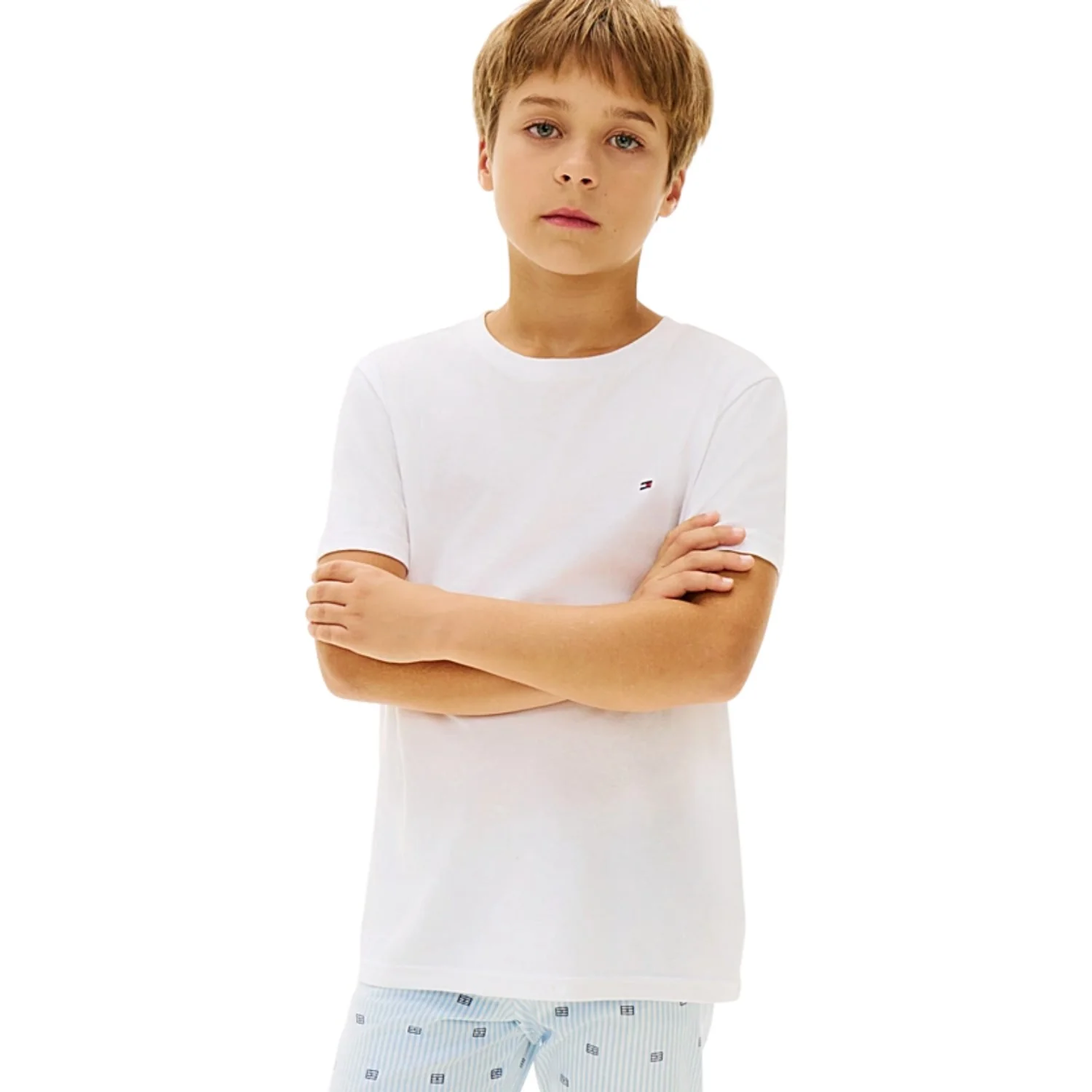 Tommy Hilfiger Black / White 2 Pk Ss Tee - Image 2