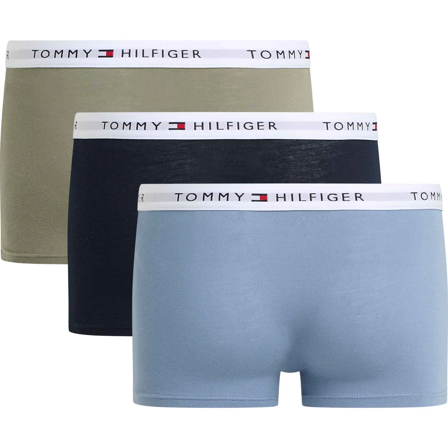 Tommy Hilfiger Brisk Blue / Utility Sage / Des Sky 3P Trunk - Image 3